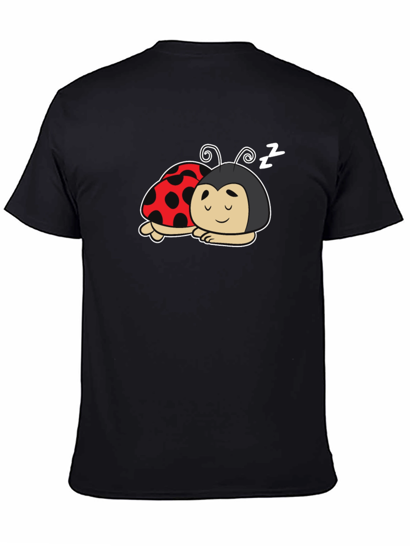 Sleeping Ladybugs Graphic T-Shirt - Cute Bug Tee