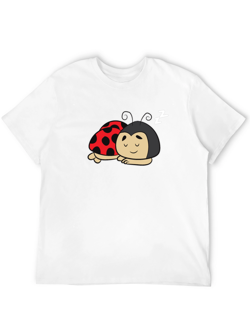Sleeping Ladybugs Graphic T-Shirt - Cute Bug Tee