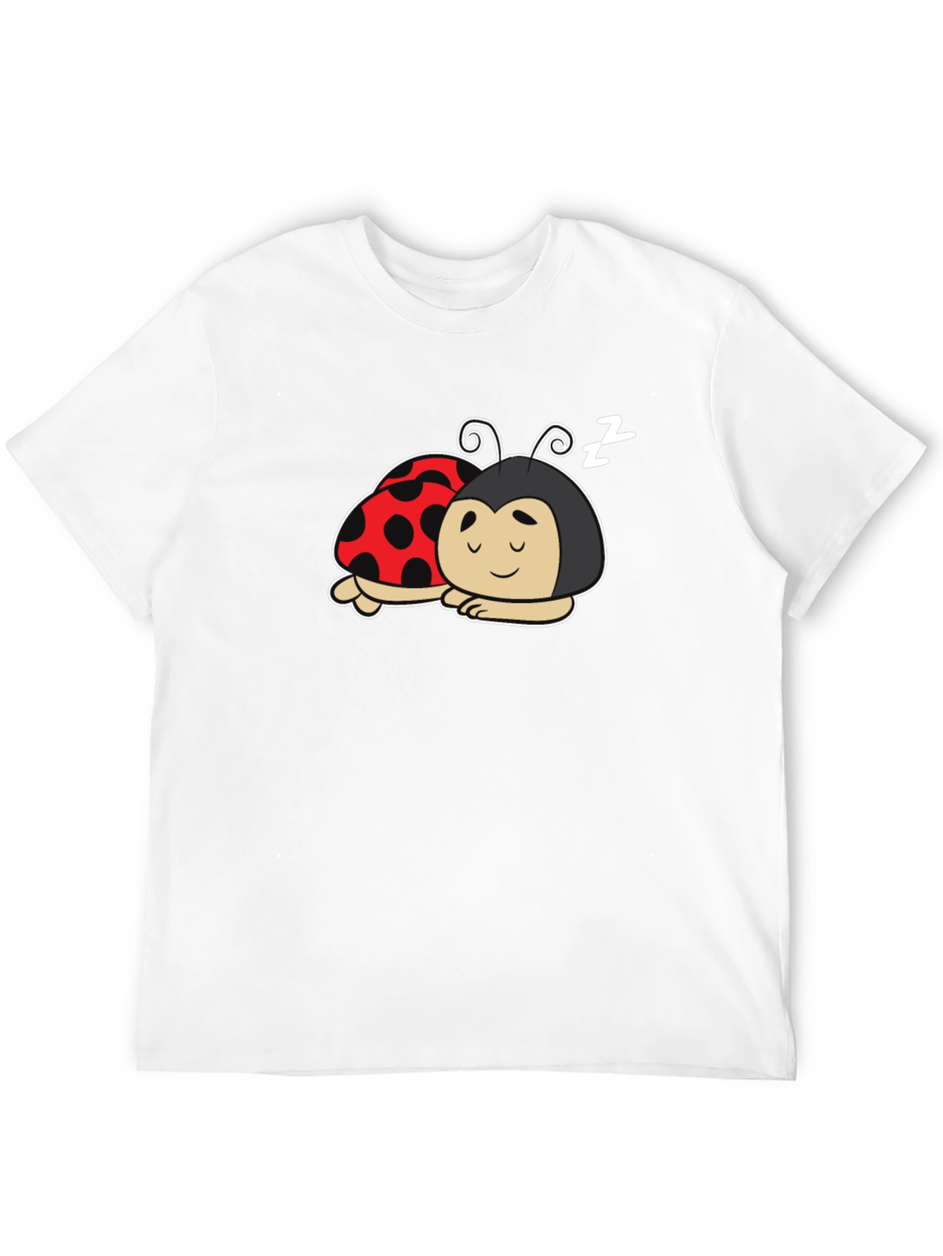 Sleeping Ladybugs Graphic T-Shirt - Cute Bug Tee