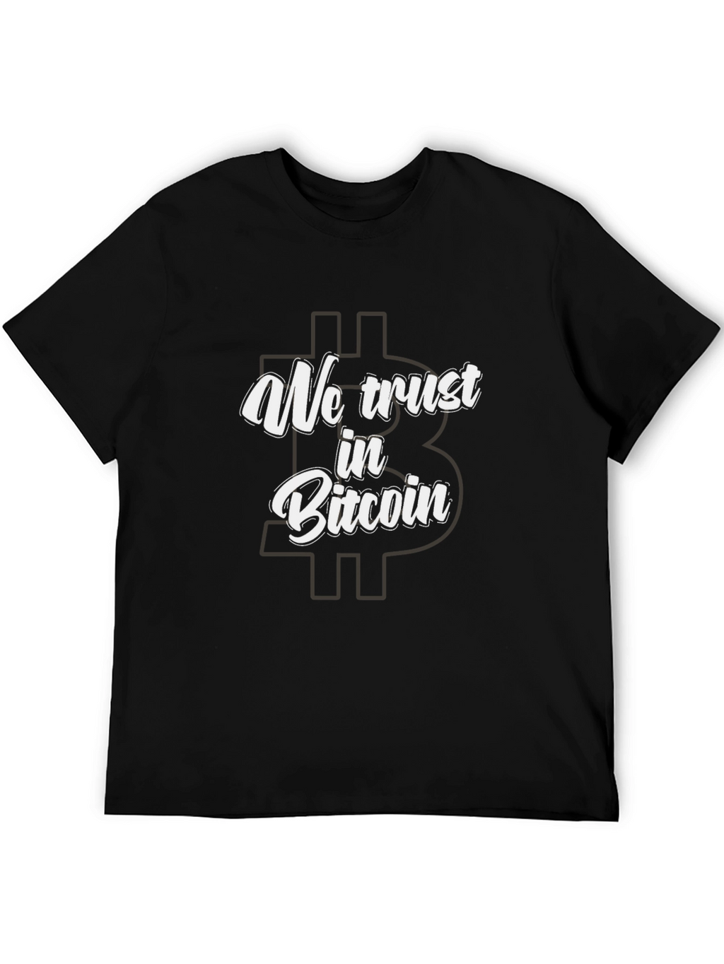 We Trust in Bitcoin Black T-Shirt