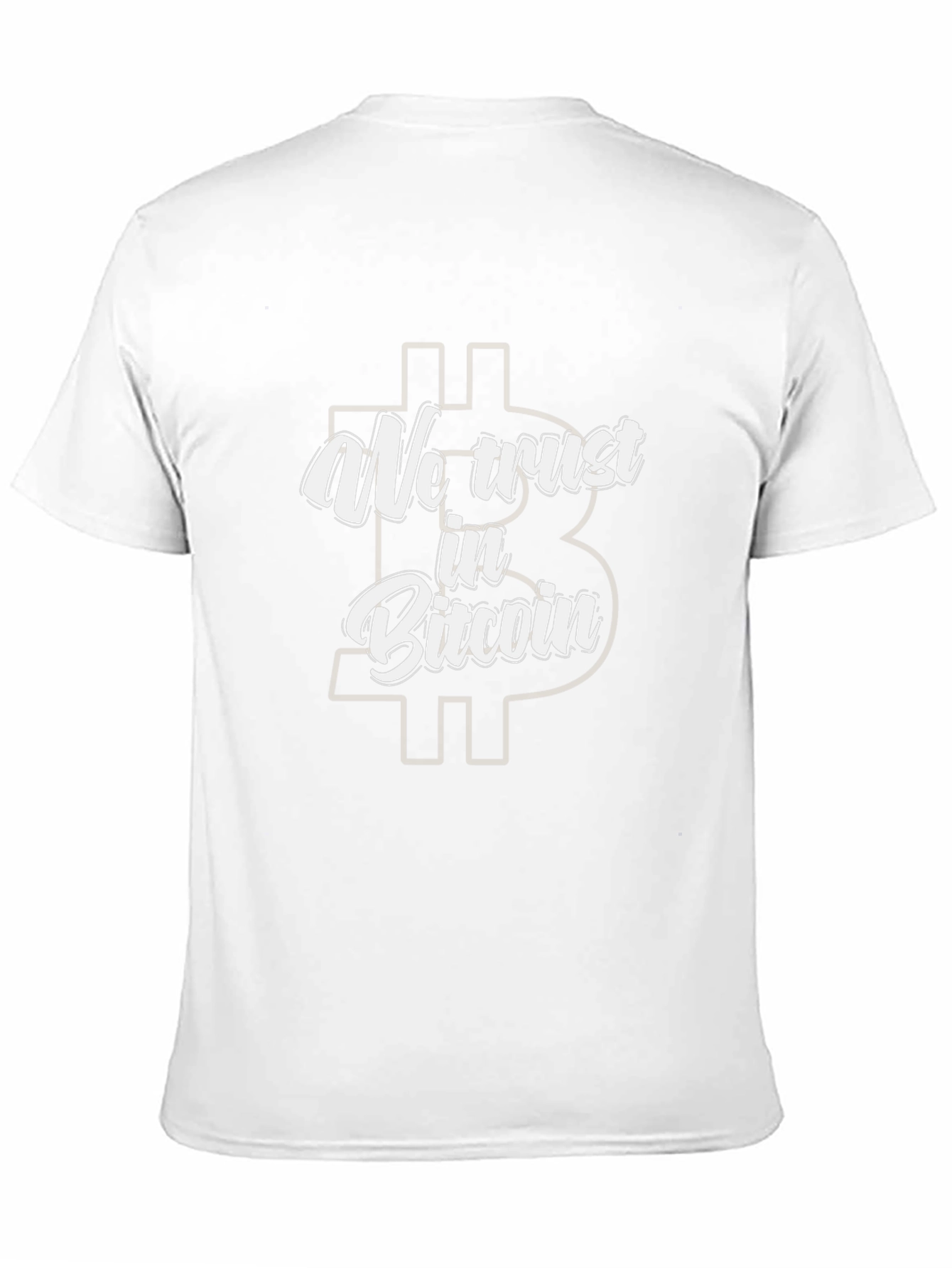 We Trust in Bitcoin Black T-Shirt