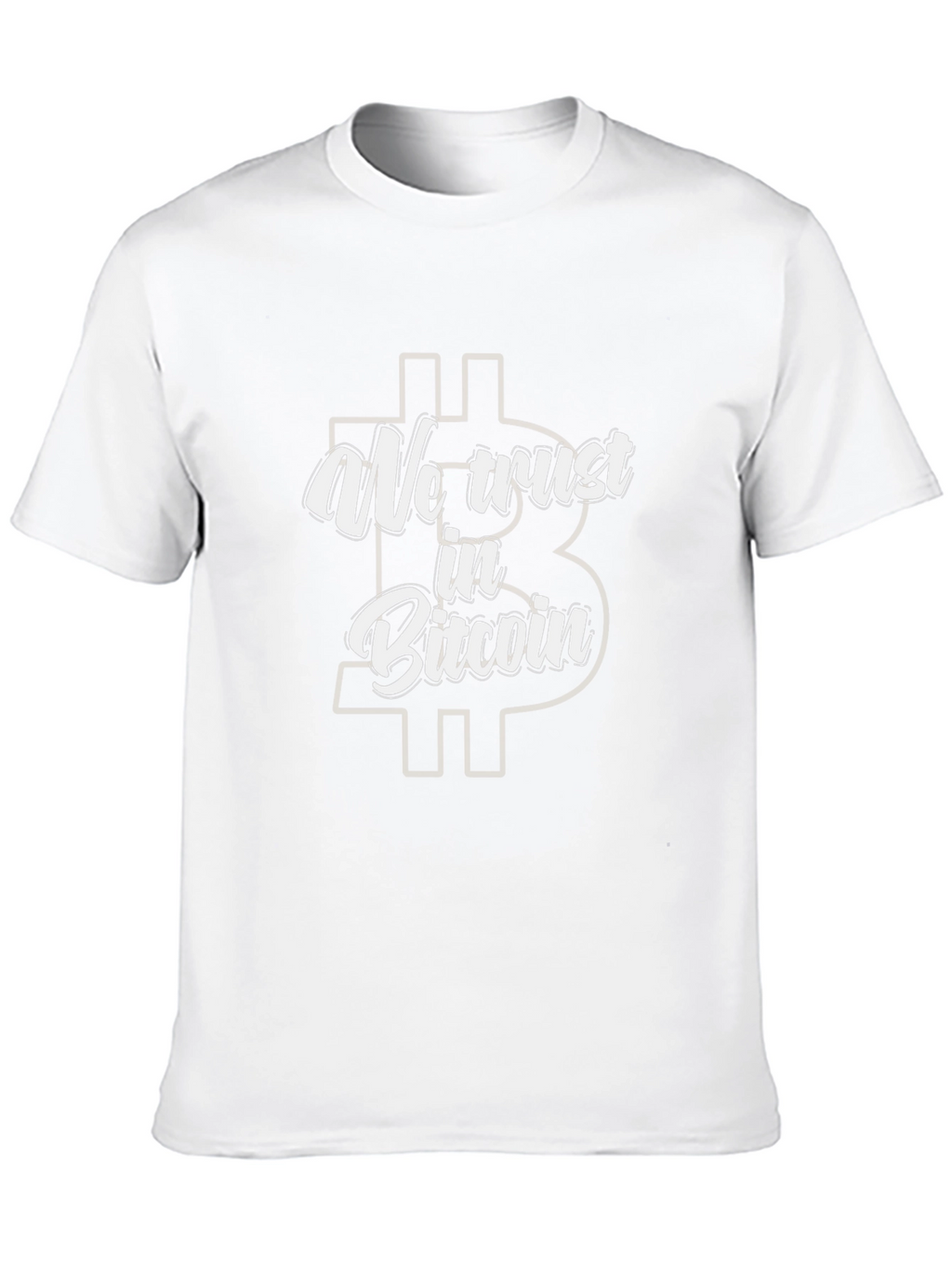 We Trust in Bitcoin Black T-Shirt