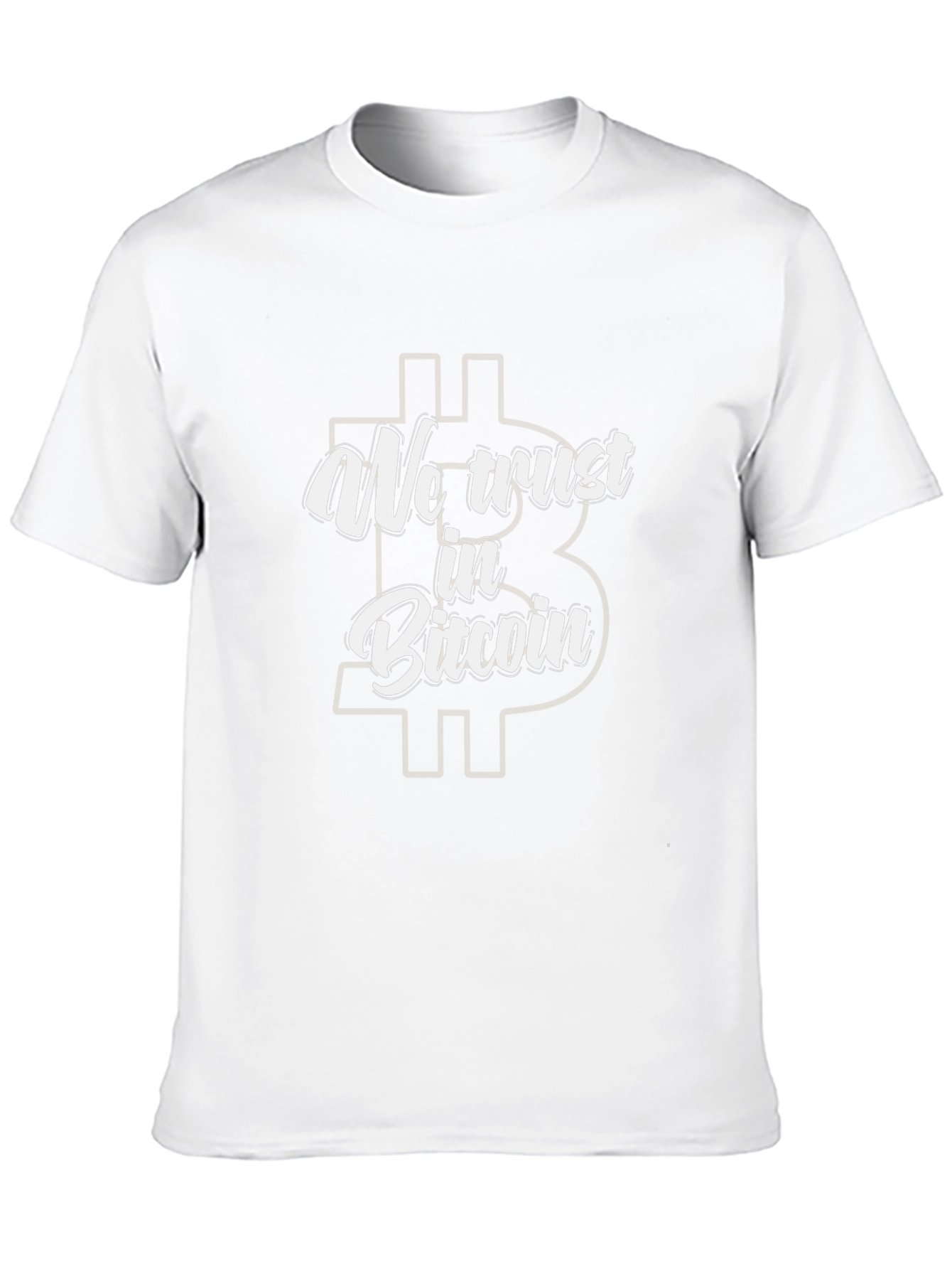 We Trust in Bitcoin Black T-Shirt
