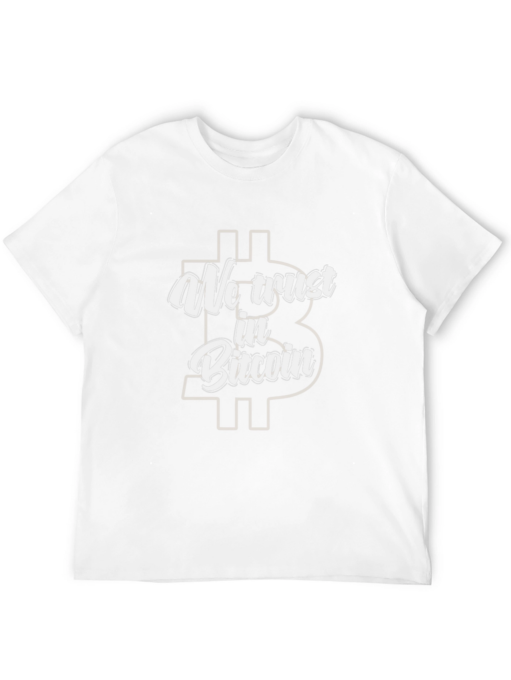 We Trust in Bitcoin Black T-Shirt