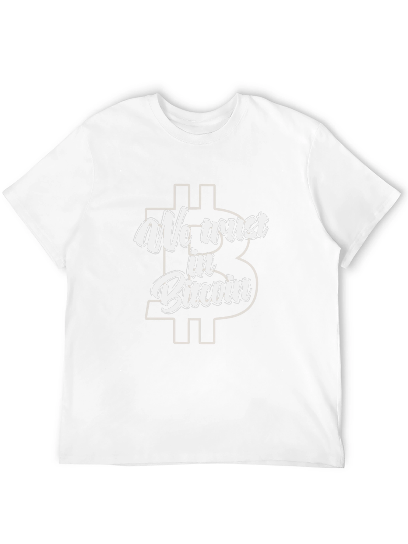 We Trust in Bitcoin Black T-Shirt