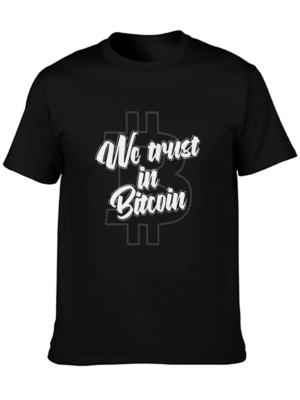 We Trust in Bitcoin Black T-Shirt