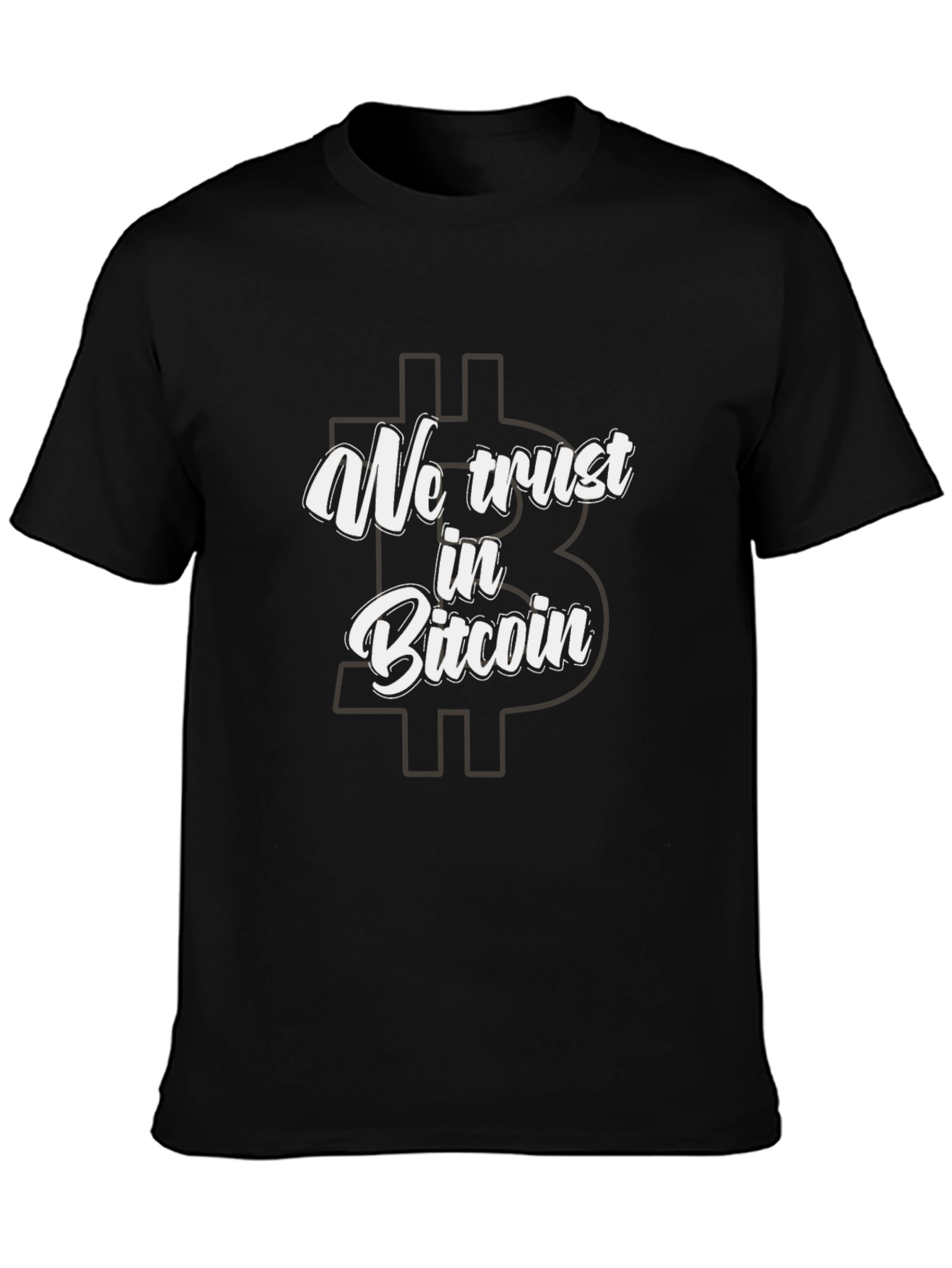 We Trust in Bitcoin Black T-Shirt