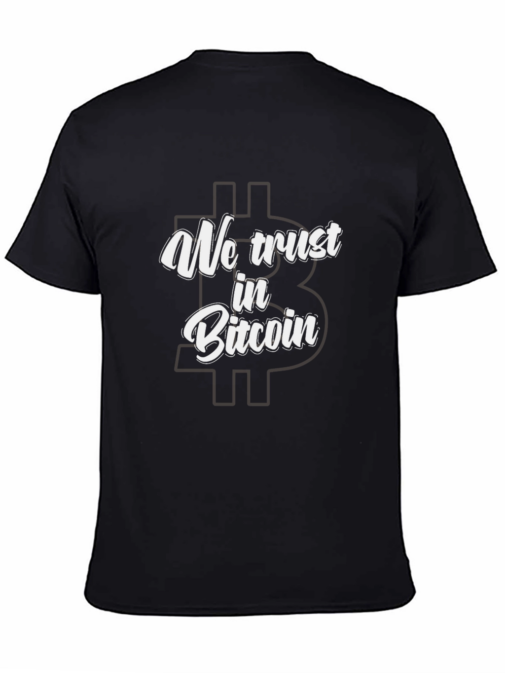 We Trust in Bitcoin Black T-Shirt