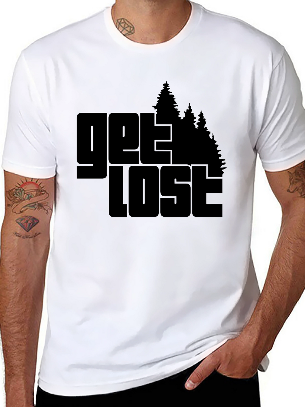 Get Lost Graphic Tee - Adventure Awaits!