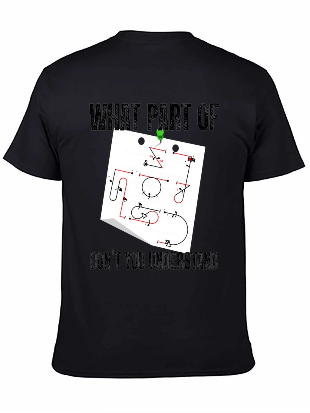 Agility Course Diagram T-Shirt - Funny Training Tee
