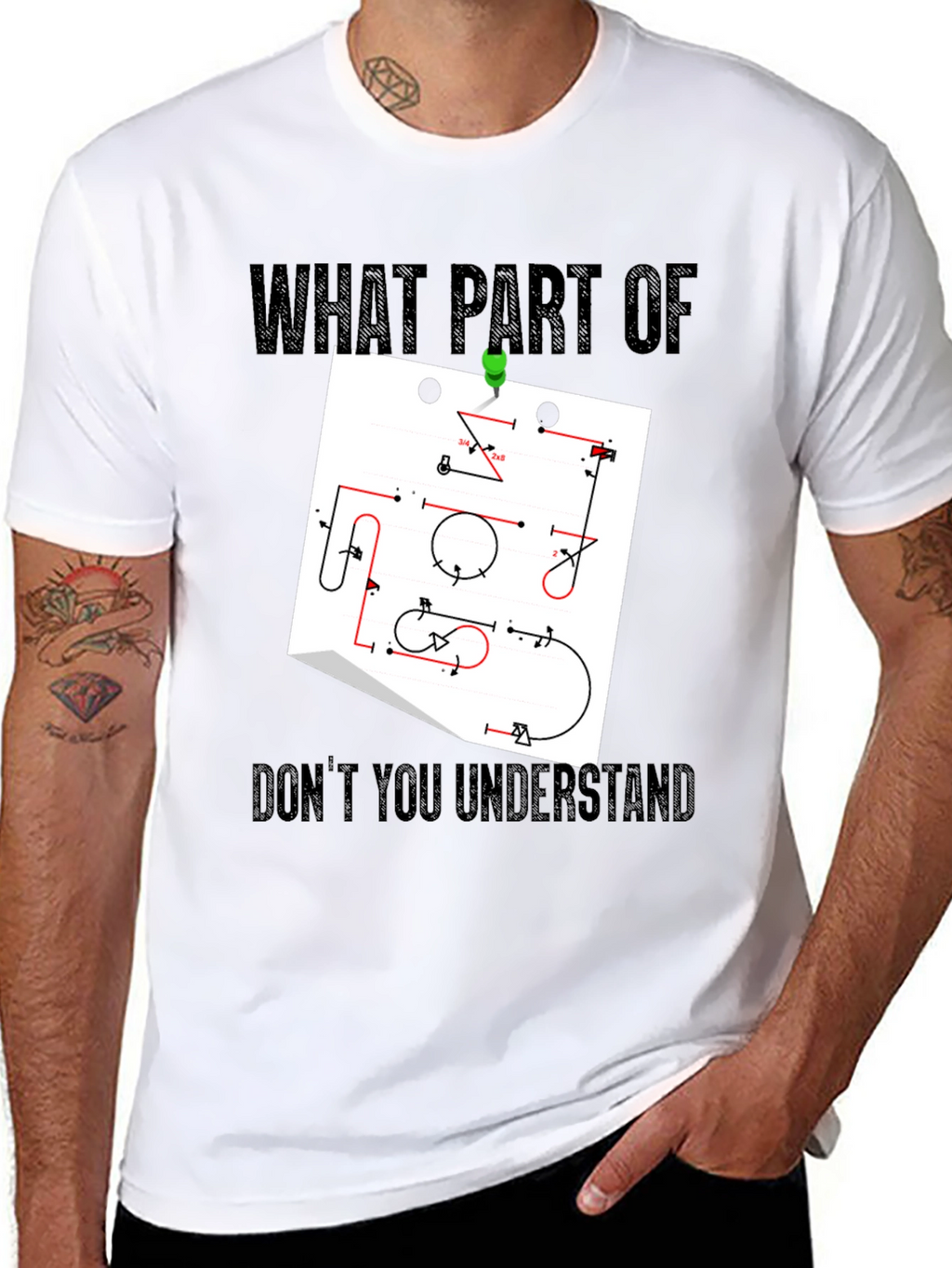 Agility Course Diagram T-Shirt - Funny Training Tee