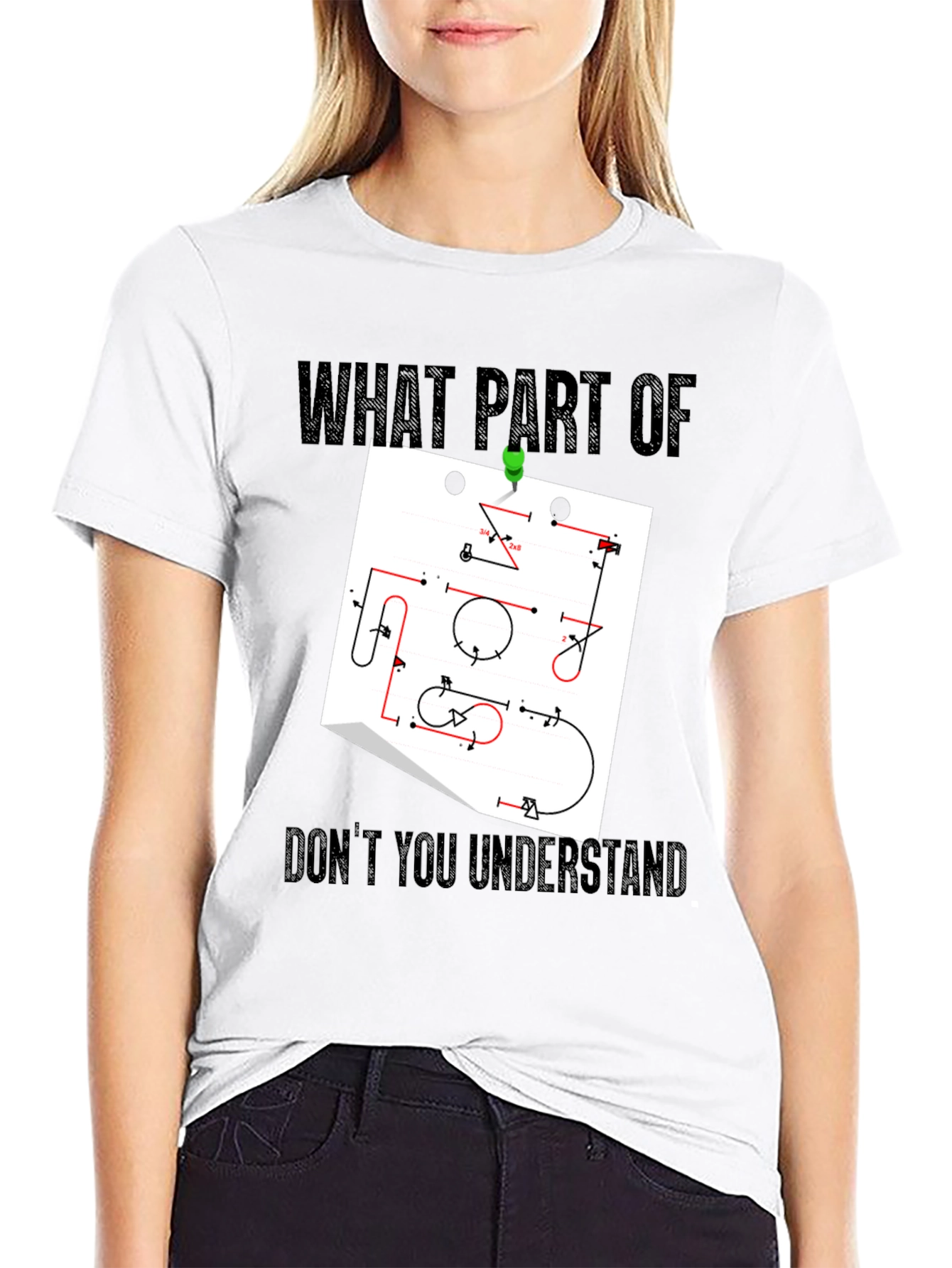 Agility Course Diagram T-Shirt - Funny Training Tee