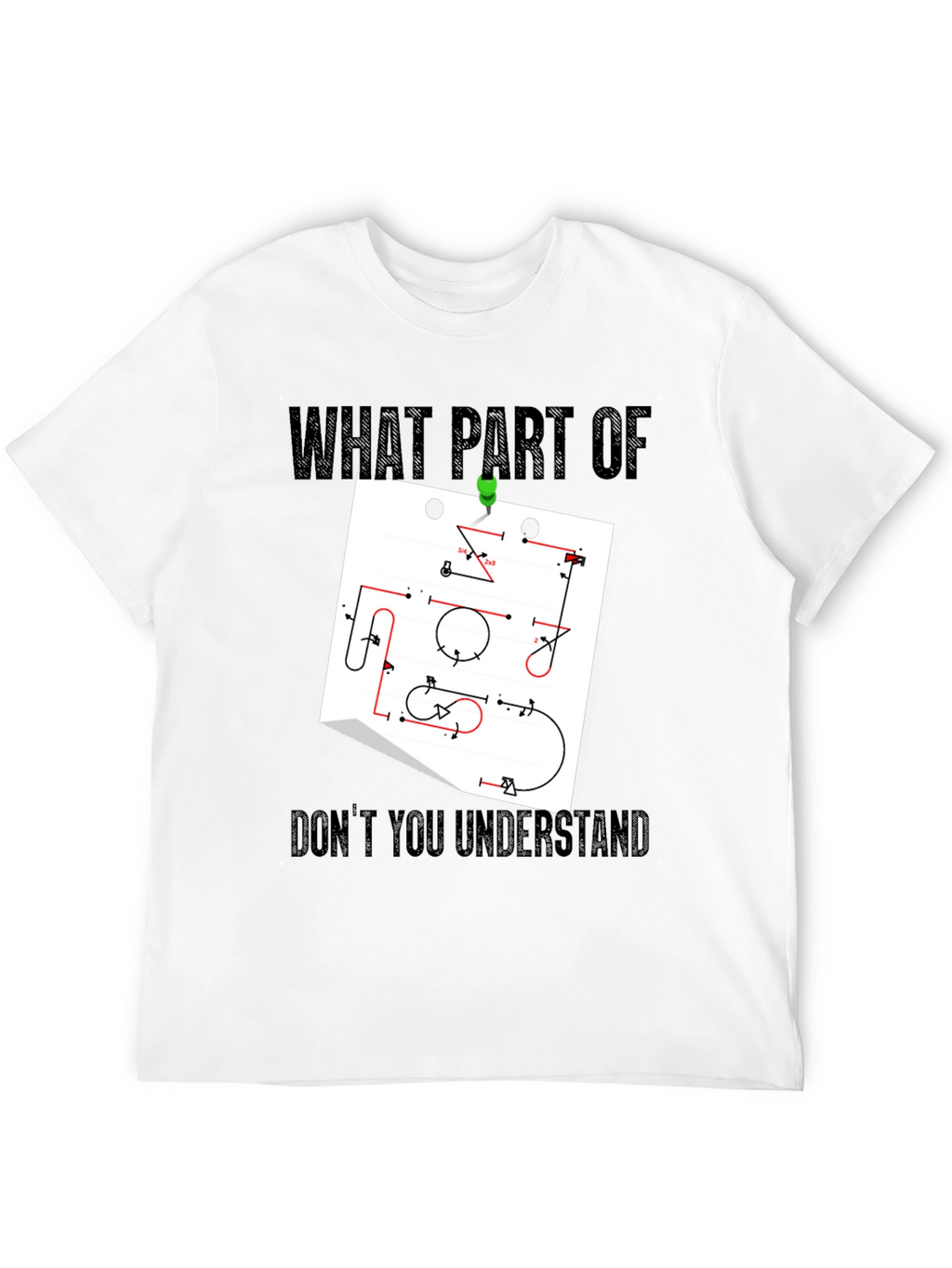 Agility Course Diagram T-Shirt - Funny Training Tee