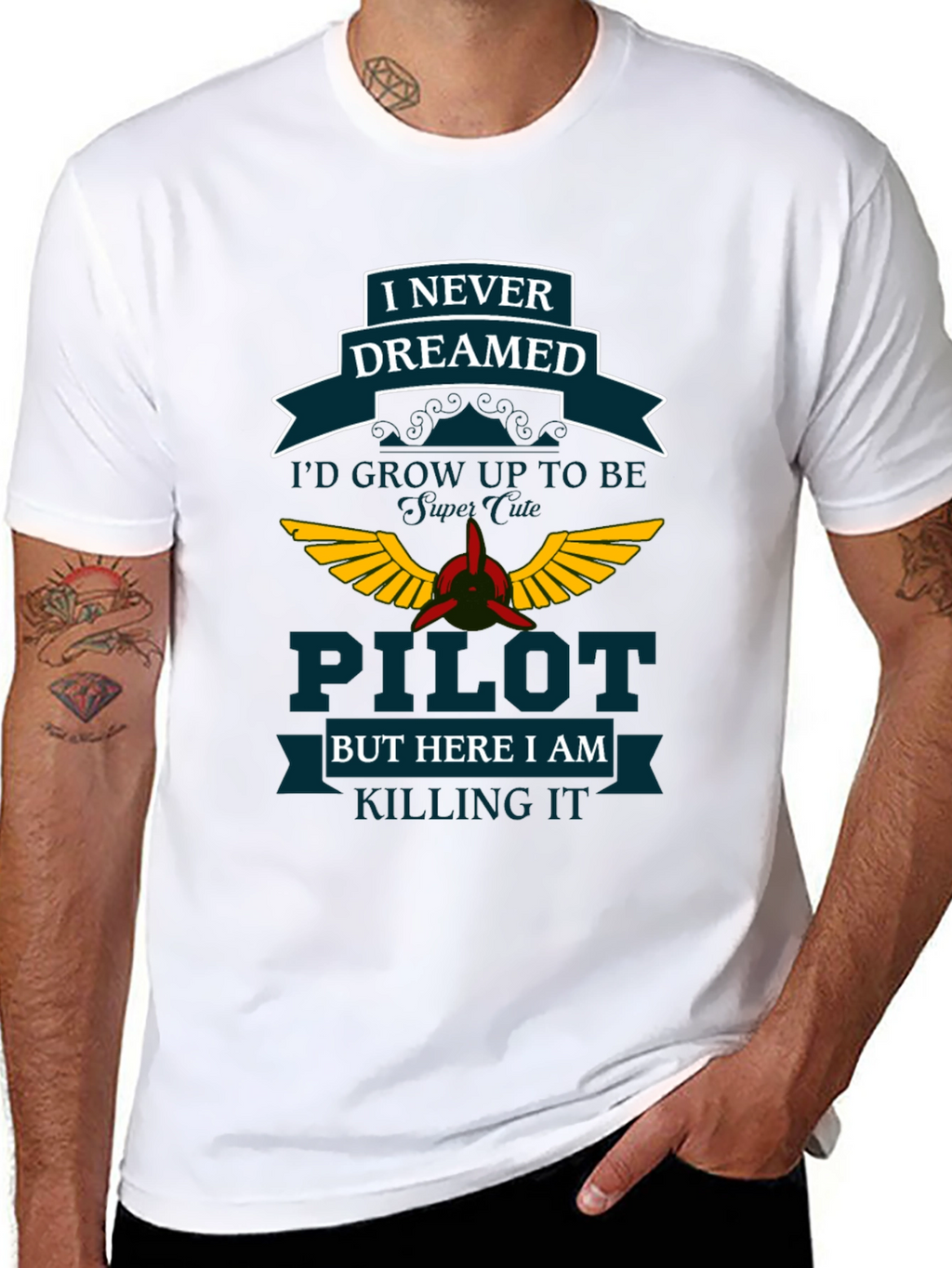 Pilot Dreamed T-Shirt - Aviation Gift
