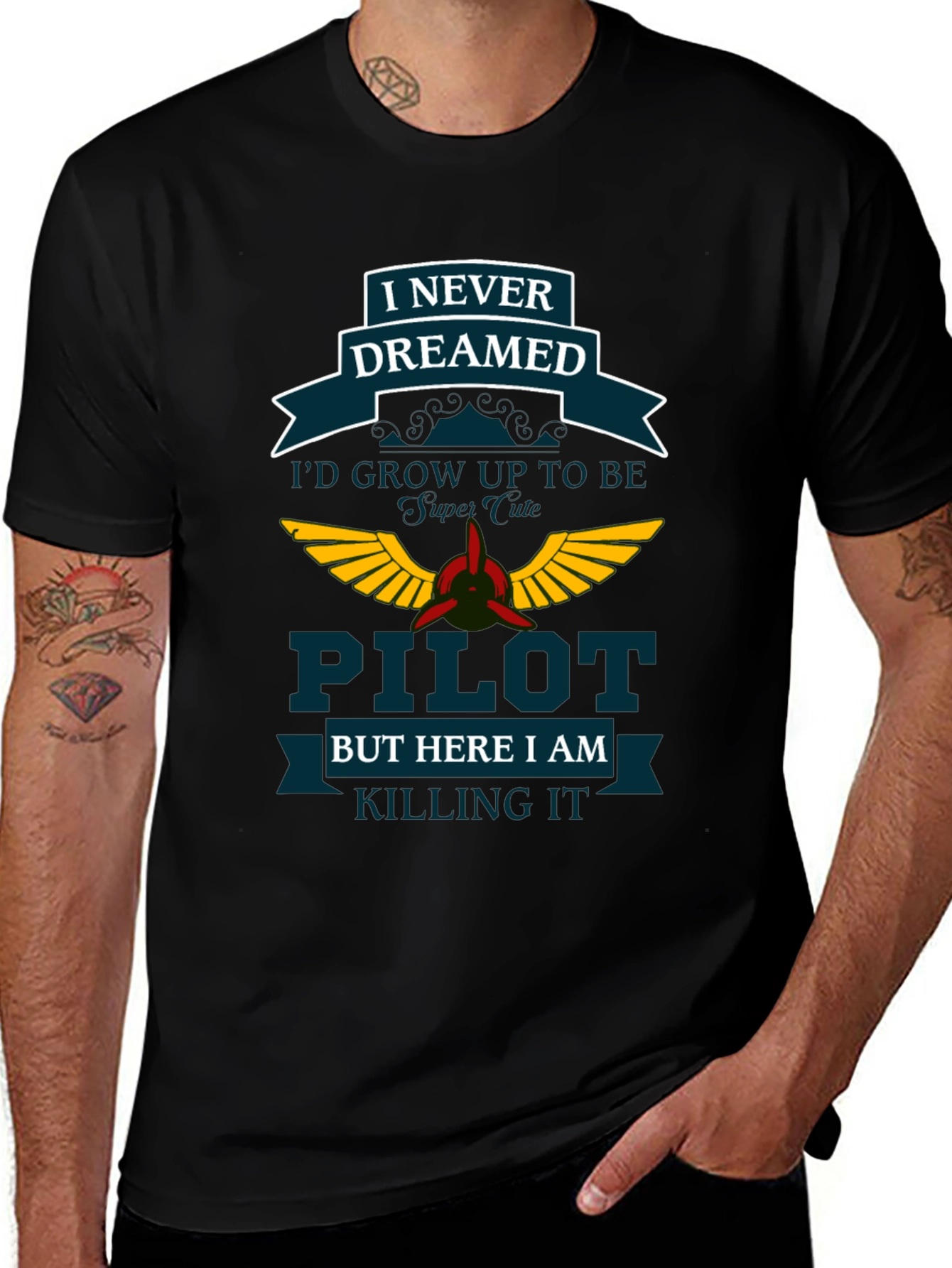 Pilot Dreamed T-Shirt - Aviation Gift