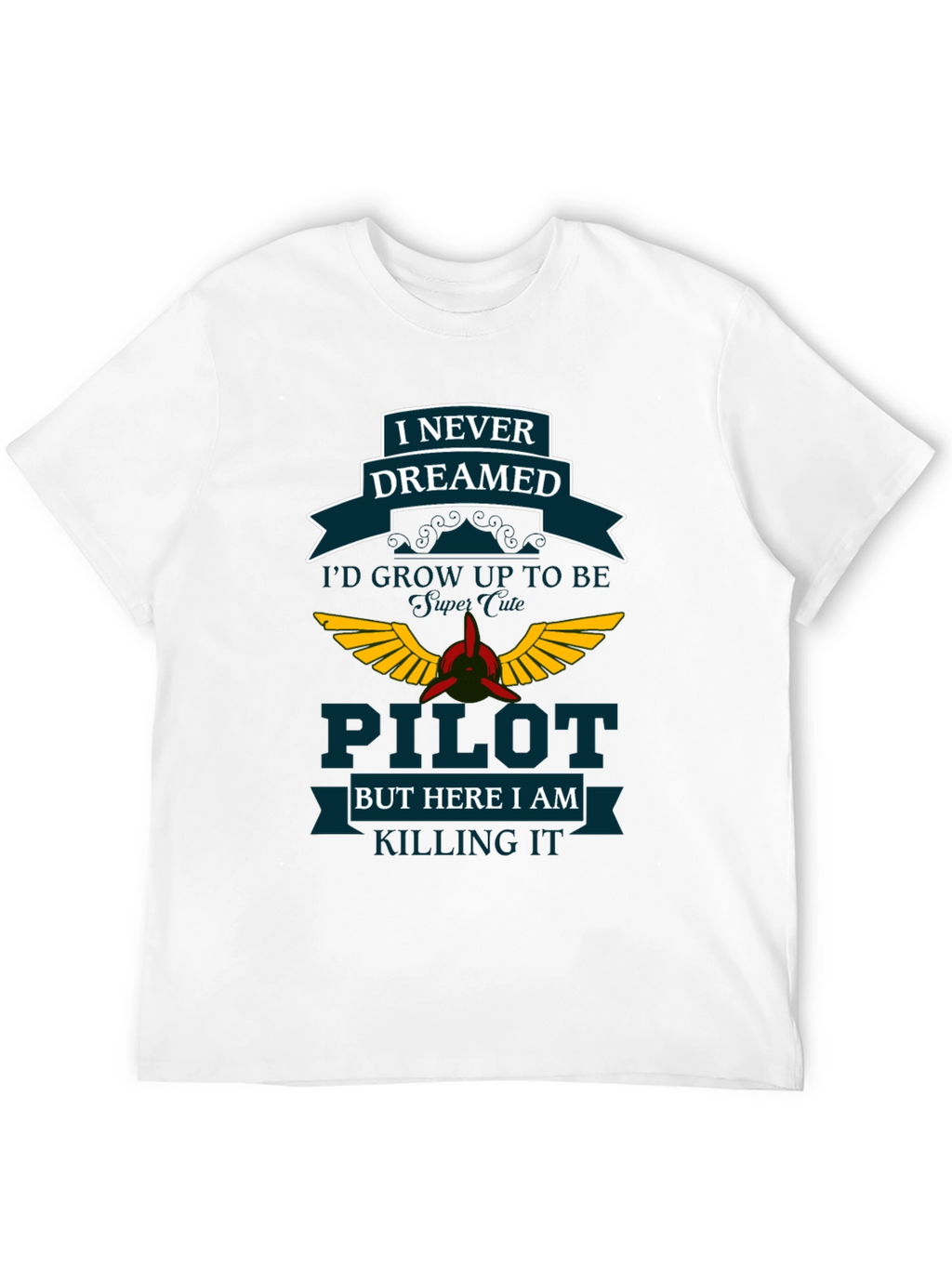 Pilot Dreamed T-Shirt - Aviation Gift