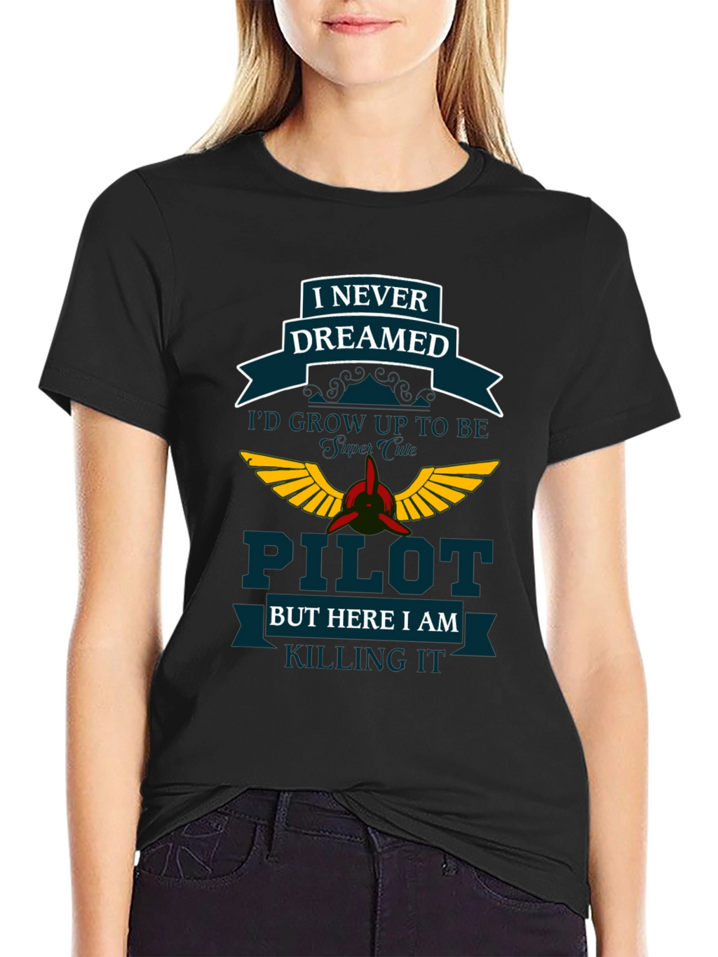 Pilot Dreamed T-Shirt - Aviation Gift