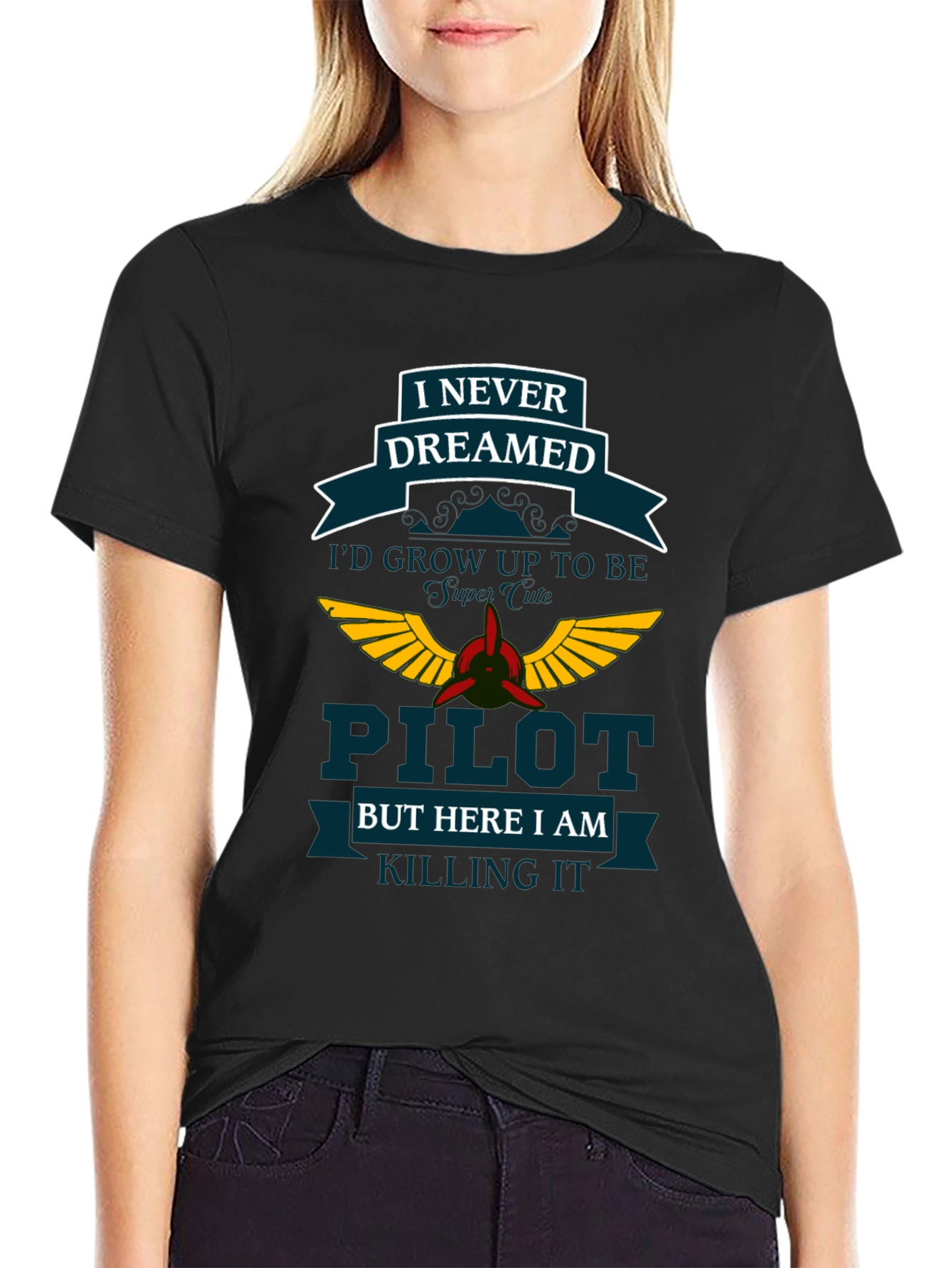 Pilot Dreamed T-Shirt - Aviation Gift