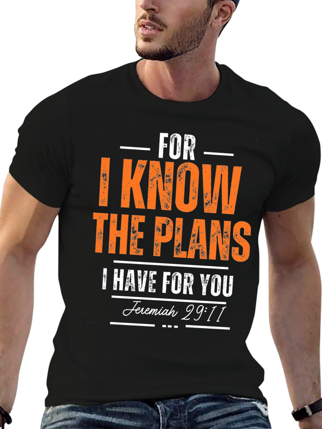 Faith-Inspired T-Shirt: Jeremiah 29:11 Design