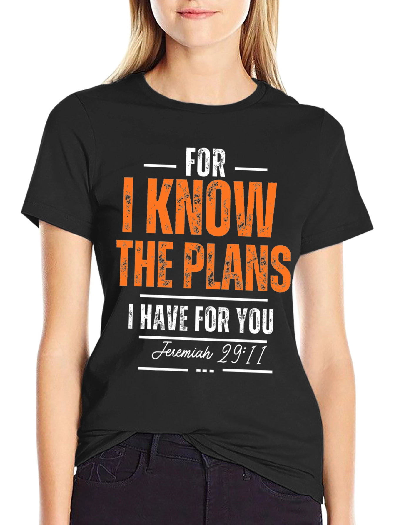 Faith-Inspired T-Shirt: Jeremiah 29:11 Design