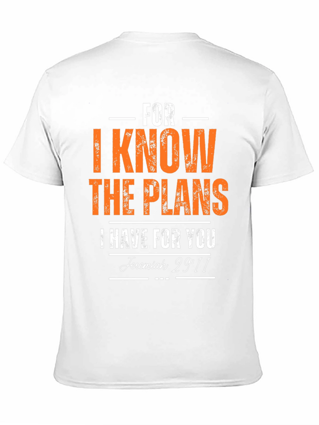 Faith-Inspired T-Shirt: Jeremiah 29:11 Design