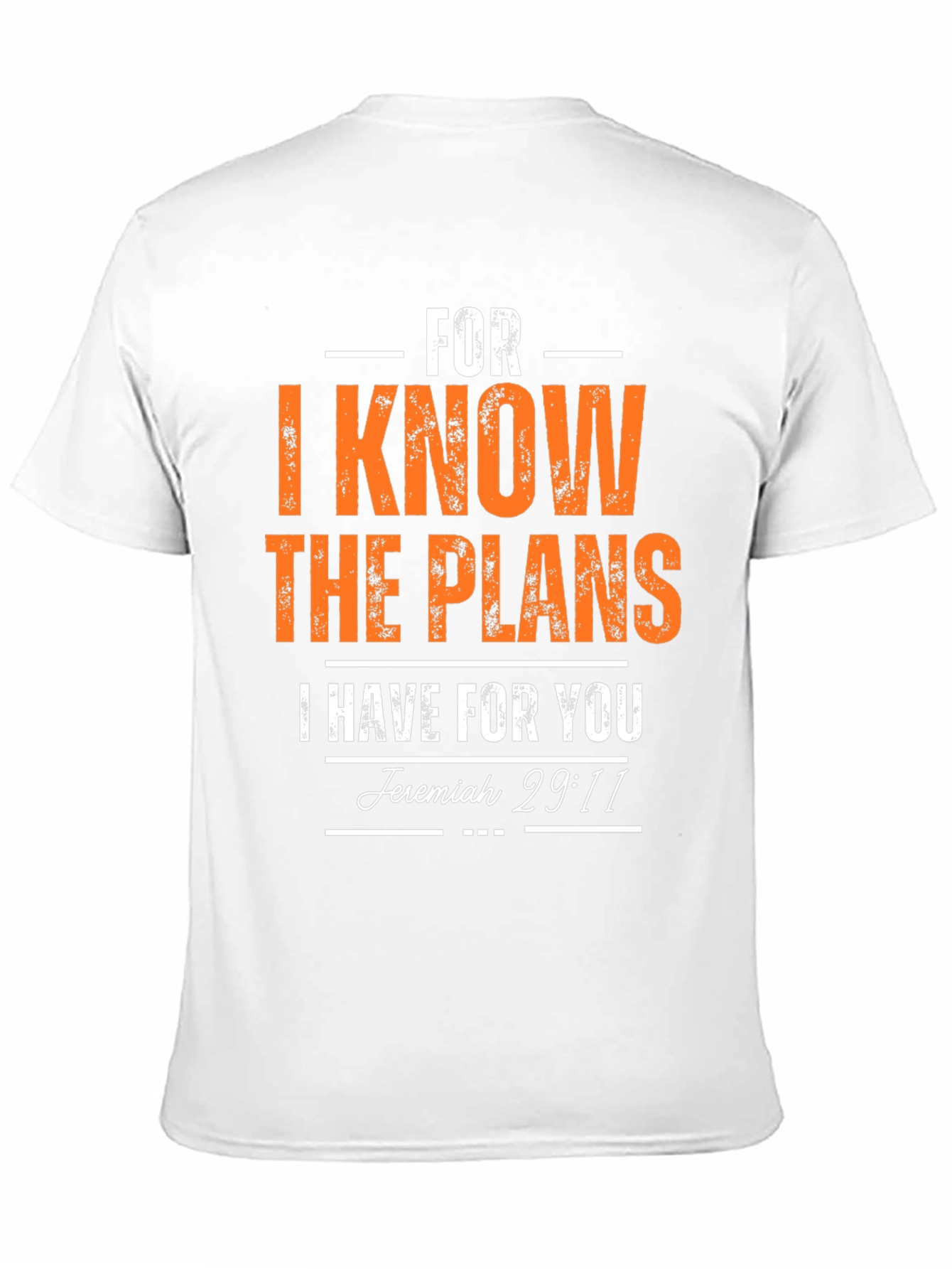 Faith-Inspired T-Shirt: Jeremiah 29:11 Design