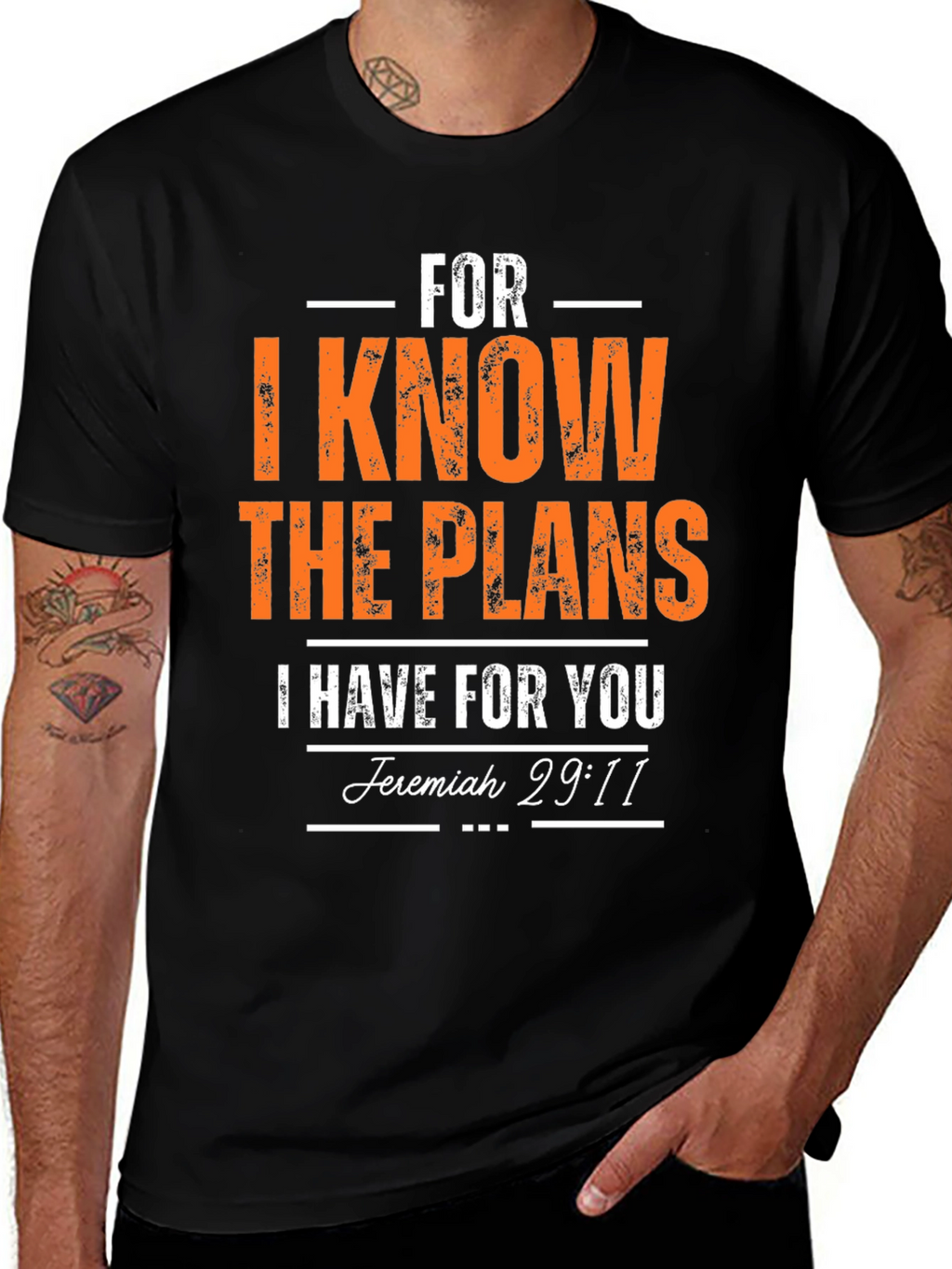 Faith-Inspired T-Shirt: Jeremiah 29:11 Design