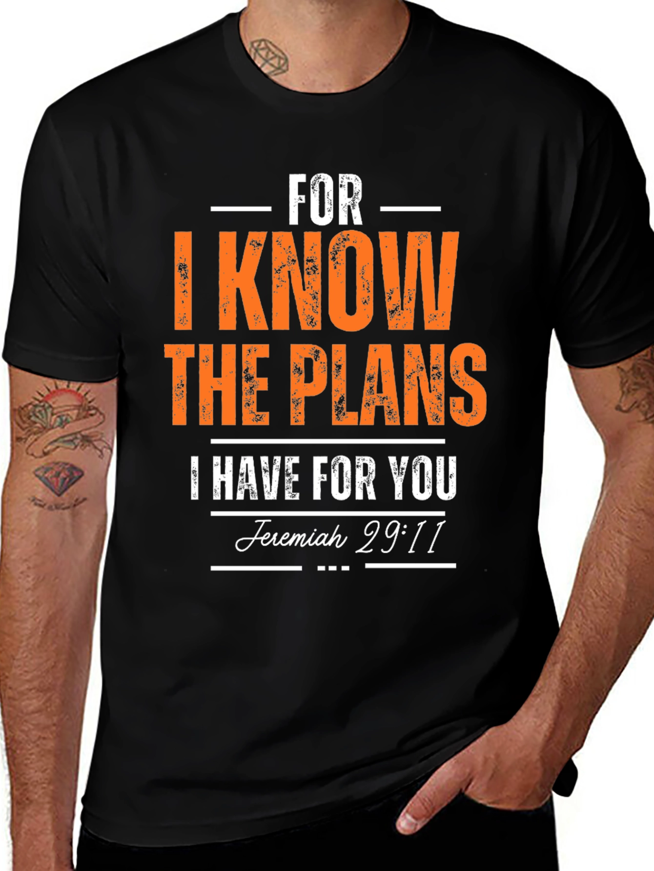 Faith-Inspired T-Shirt: Jeremiah 29:11 Design