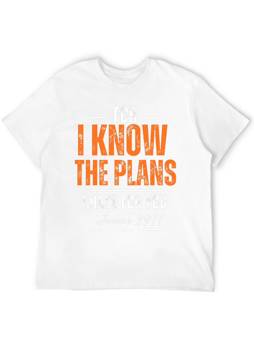 Faith-Inspired T-Shirt: Jeremiah 29:11 Design