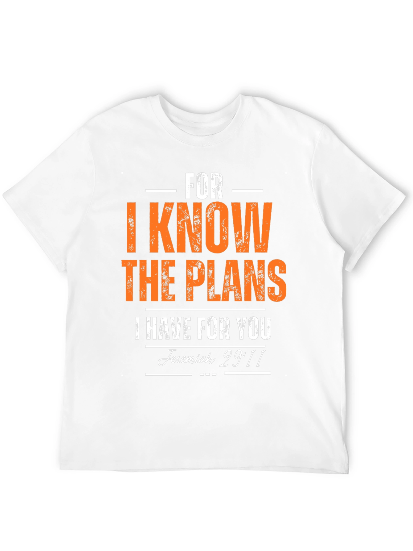 Faith-Inspired T-Shirt: Jeremiah 29:11 Design