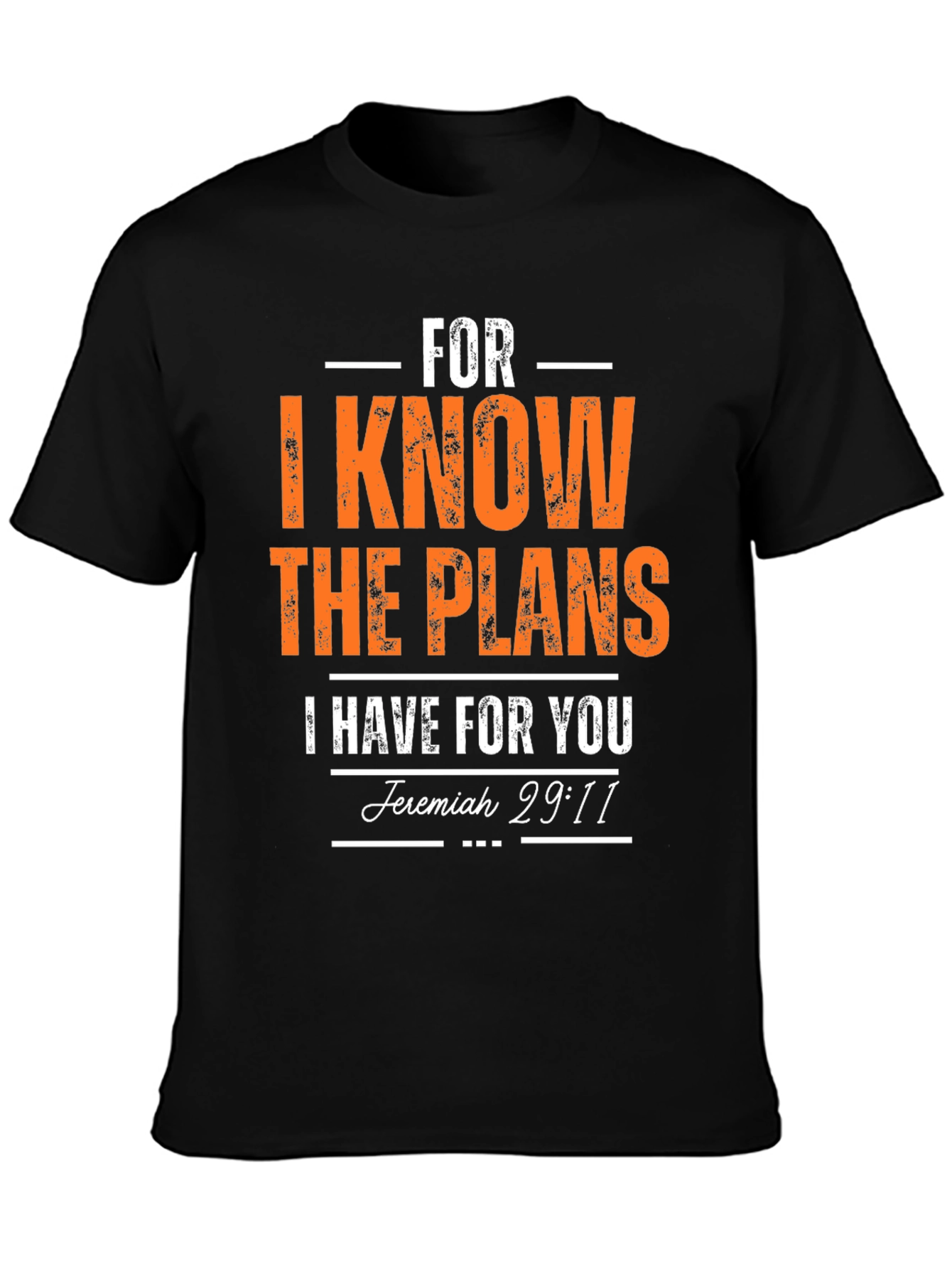 Faith-Inspired T-Shirt: Jeremiah 29:11 Design