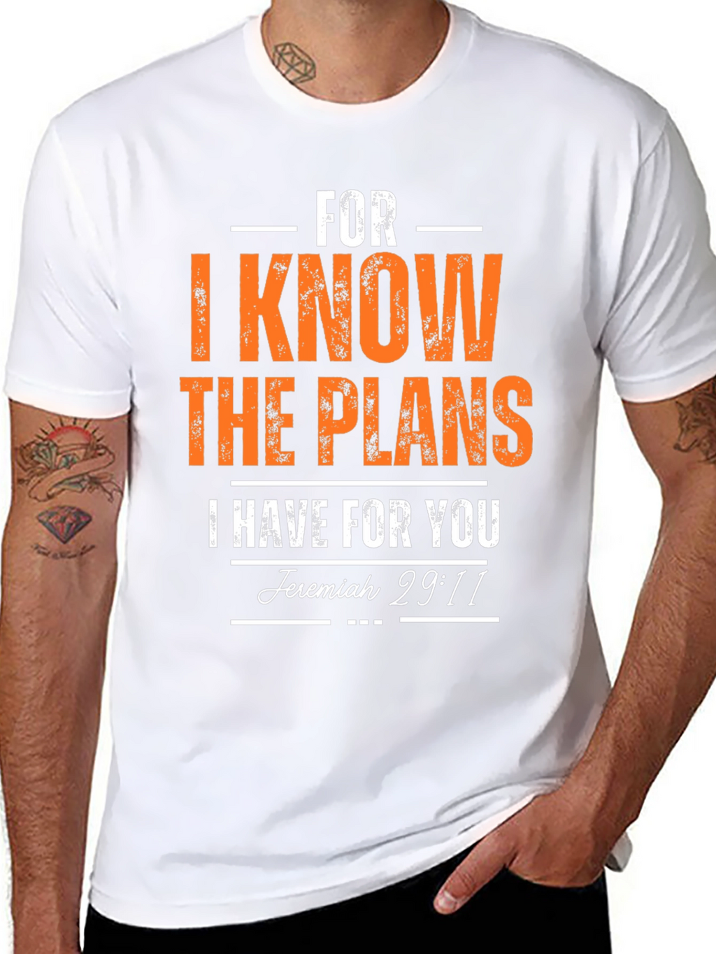 Faith-Inspired T-Shirt: Jeremiah 29:11 Design