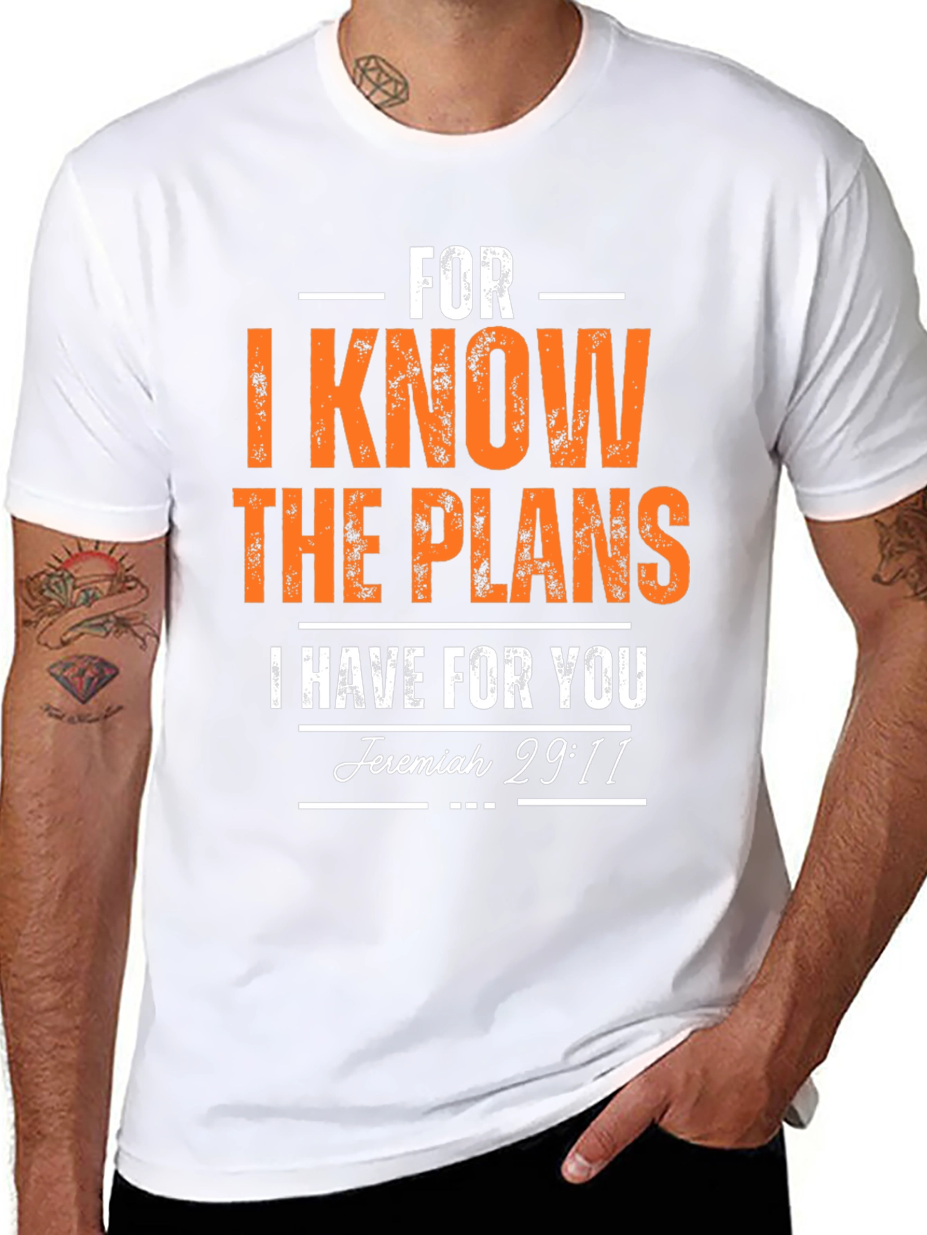 Faith-Inspired T-Shirt: Jeremiah 29:11 Design