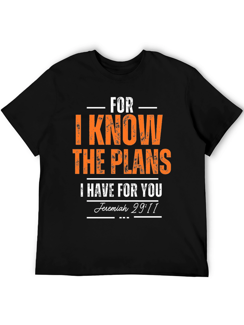 Faith-Inspired T-Shirt: Jeremiah 29:11 Design