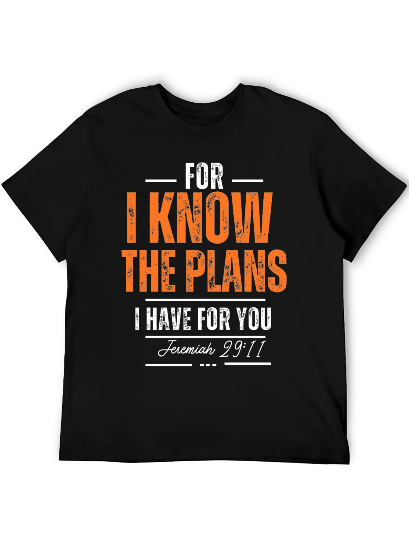 Faith-Inspired T-Shirt: Jeremiah 29:11 Design