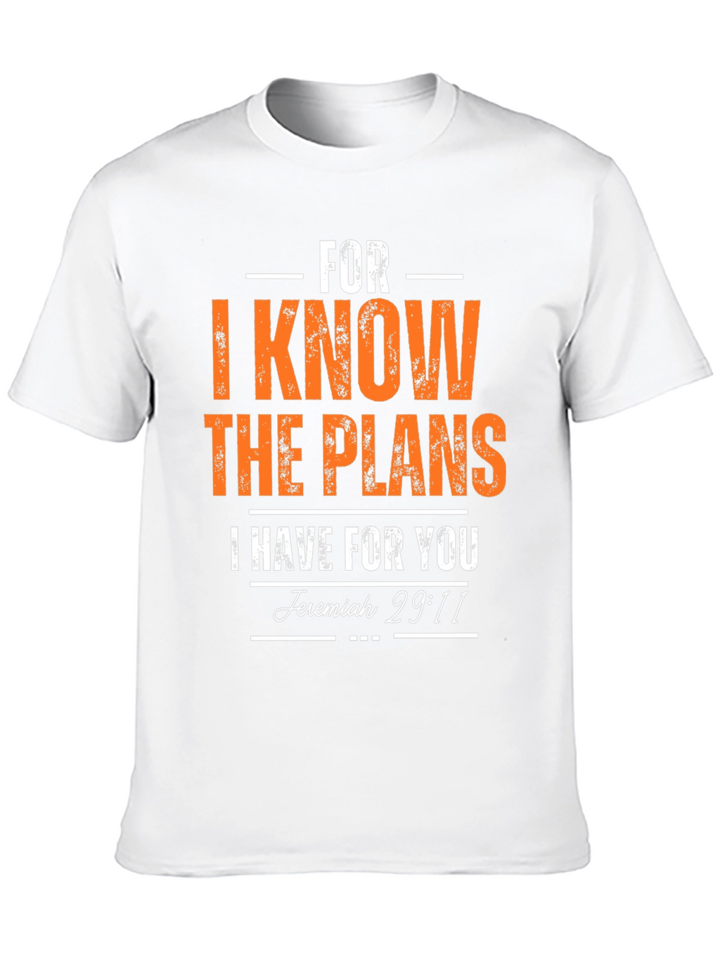 Faith-Inspired T-Shirt: Jeremiah 29:11 Design