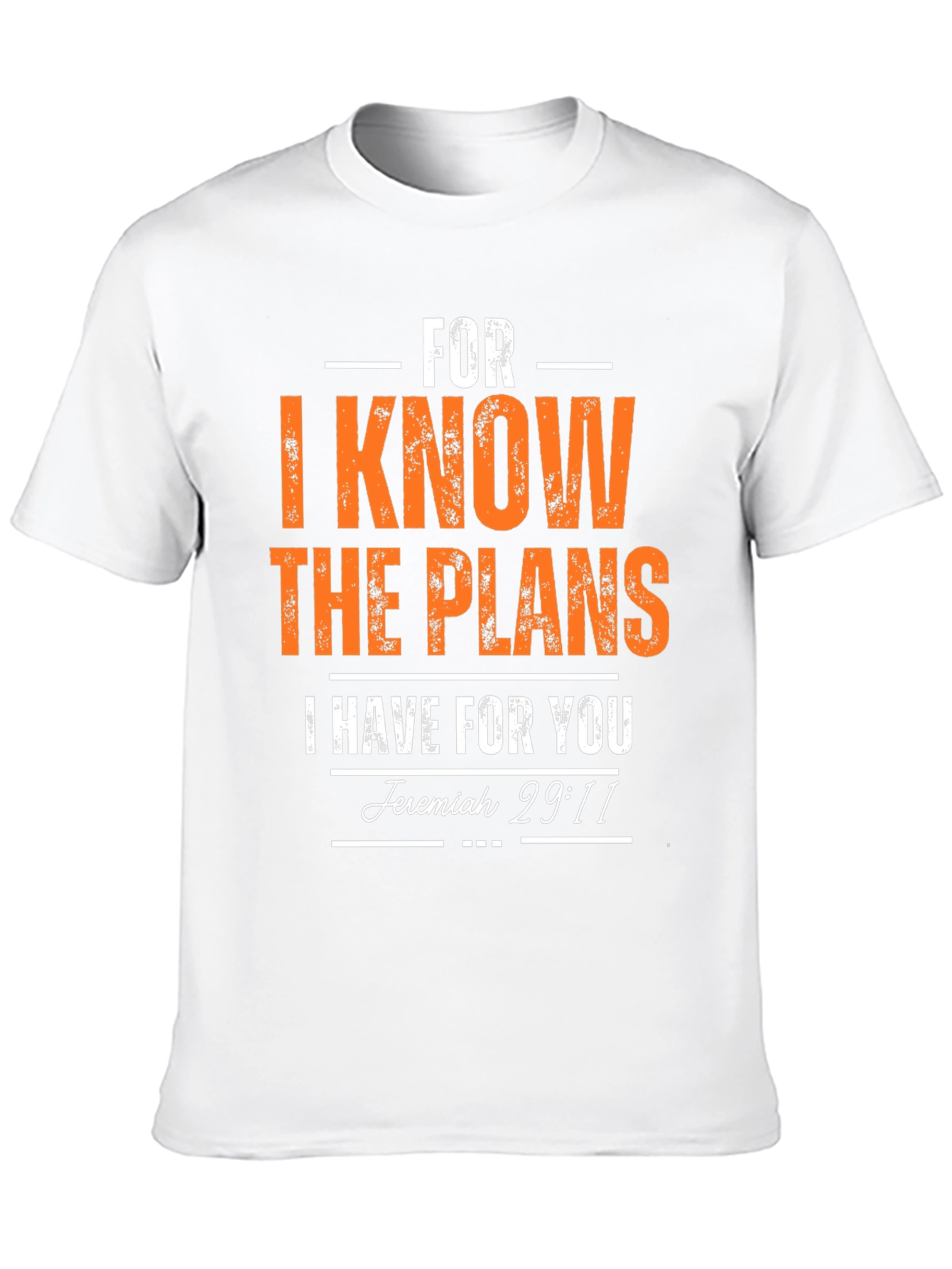 Faith-Inspired T-Shirt: Jeremiah 29:11 Design