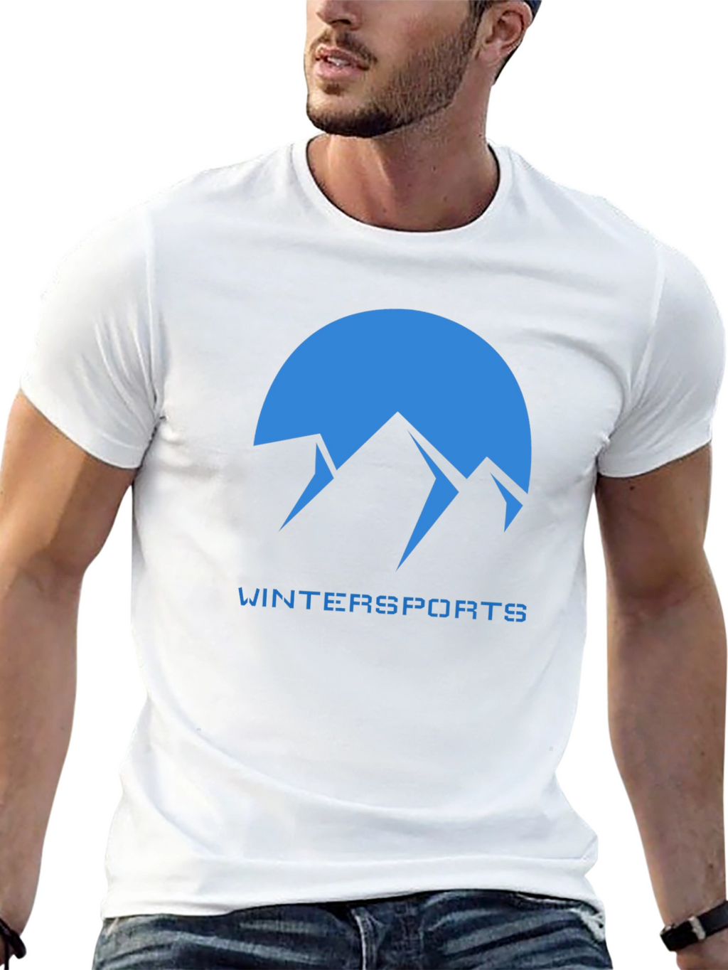 Winter Sports Graphic Tee - Blue Mountain Design