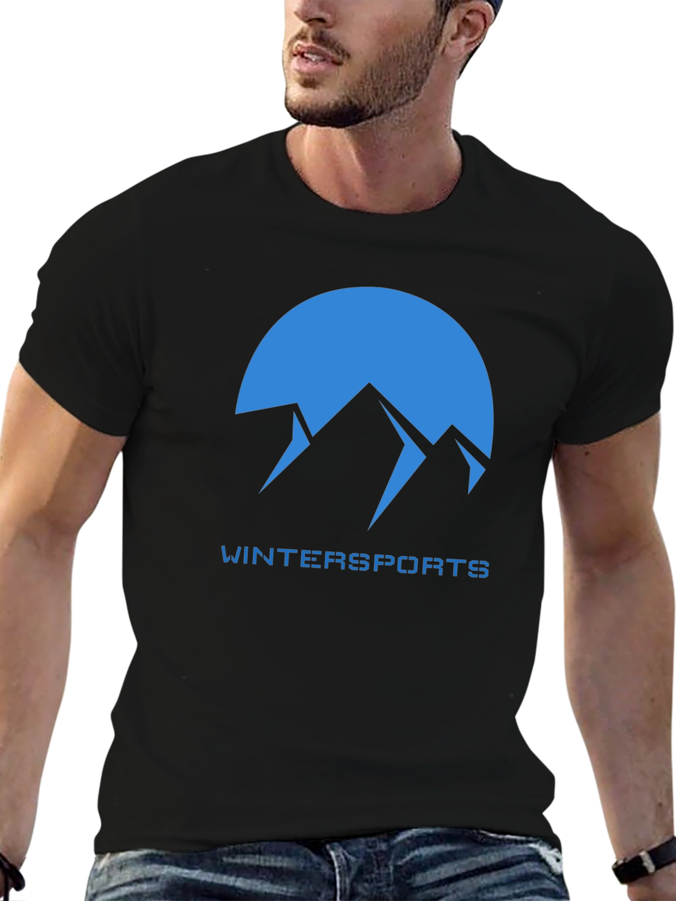 Winter Sports Graphic Tee - Blue Mountain Design