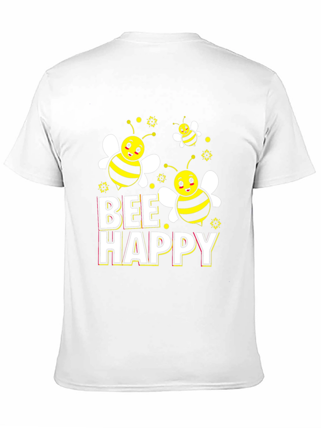 Bee Happy Graphic T-Shirt - Black