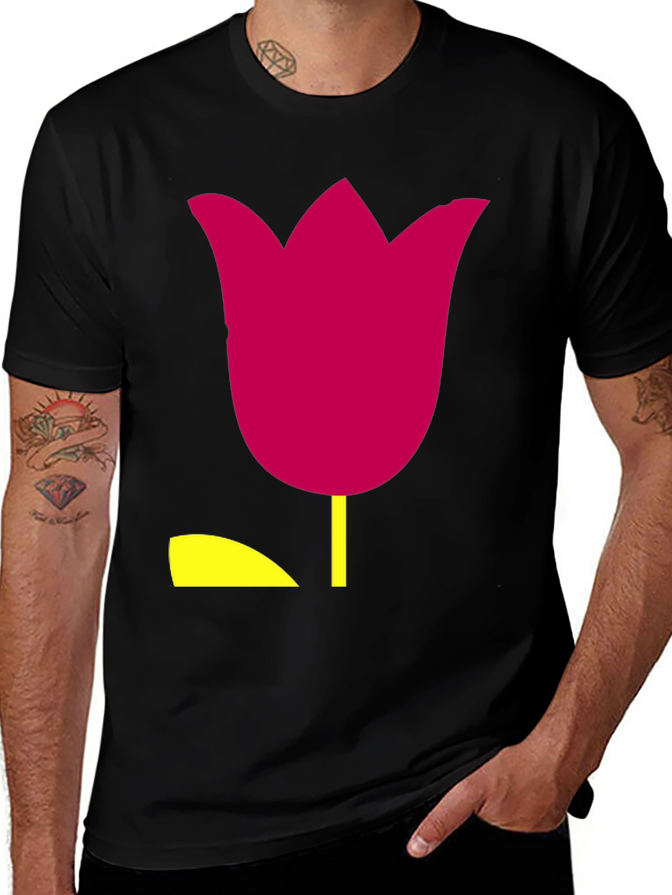 Tulip Graphic T-Shirt - Casual Wear