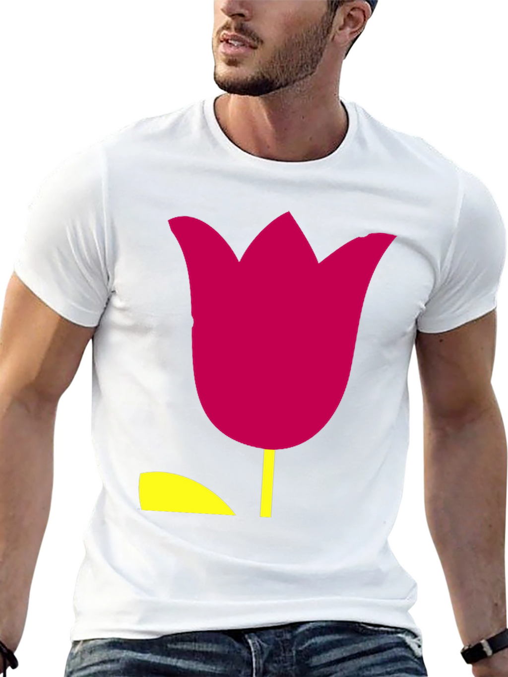 Tulip Graphic T-Shirt - Casual Wear