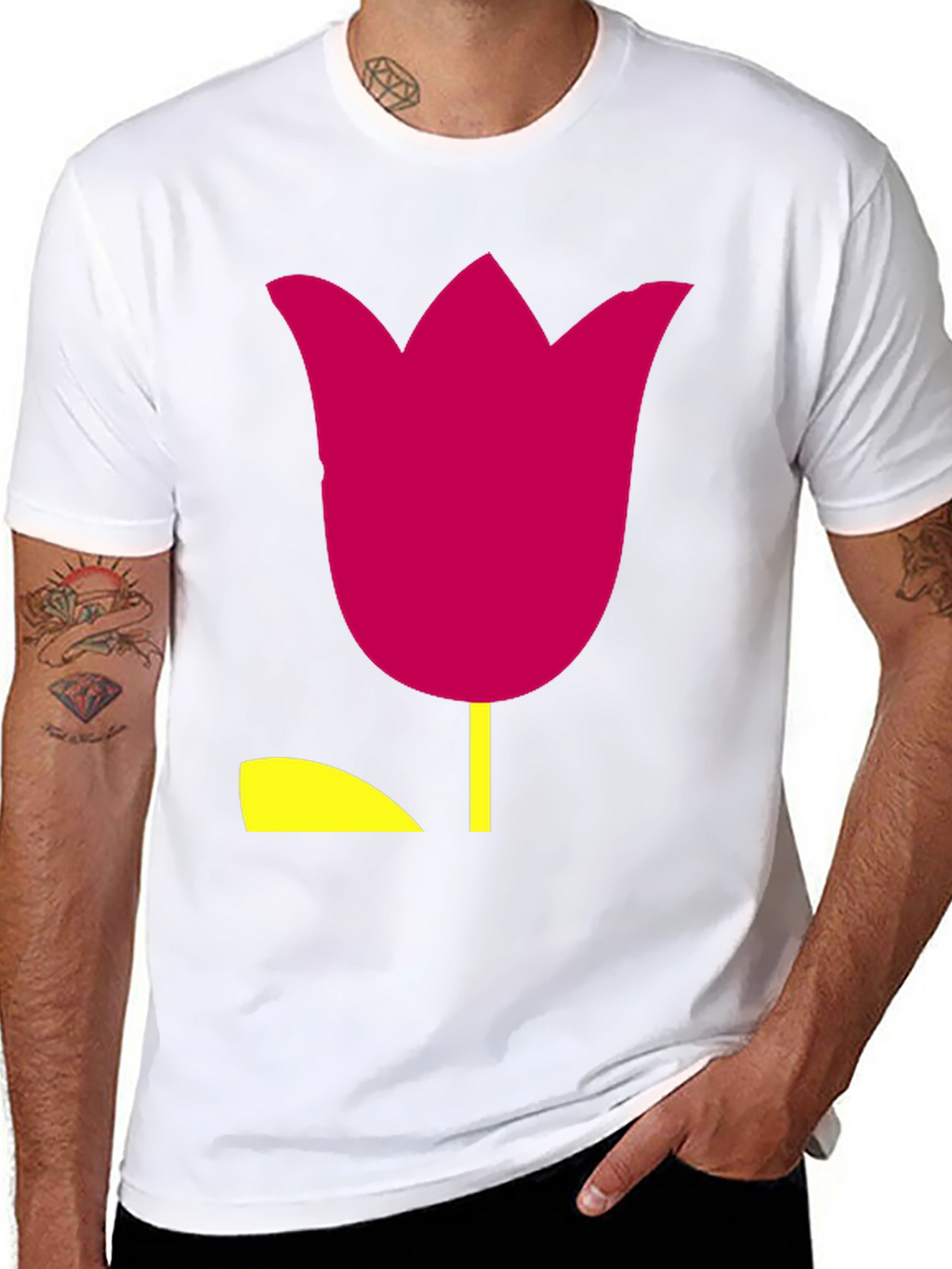 Tulip Graphic T-Shirt - Casual Wear