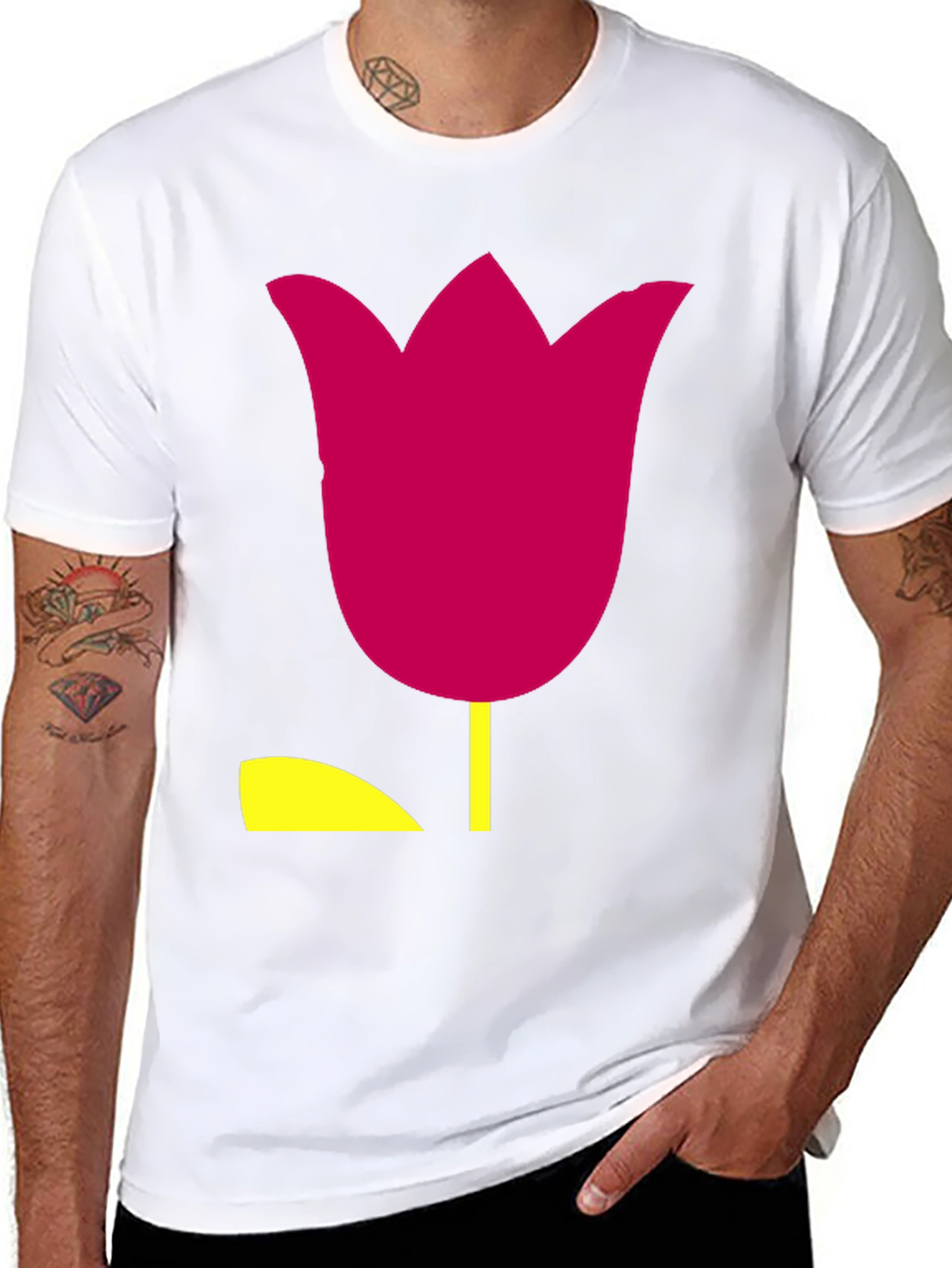 Tulip Graphic T-Shirt - Casual Wear