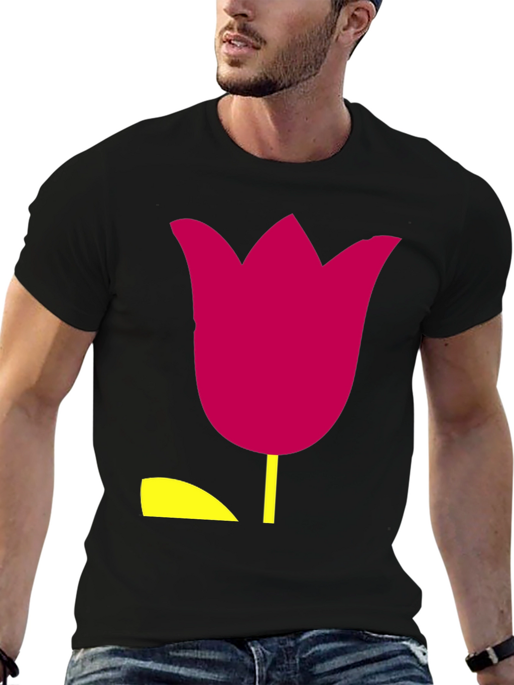 Tulip Graphic T-Shirt - Casual Wear