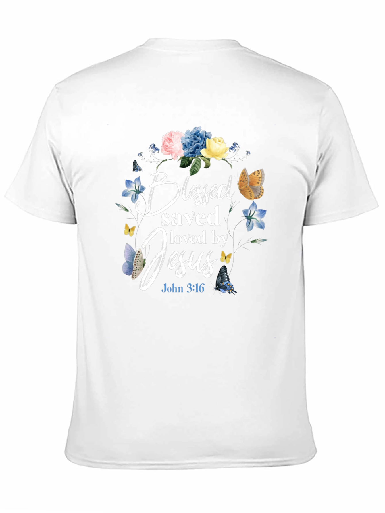 Blessed Saved Loved by Jesus T-Shirt
