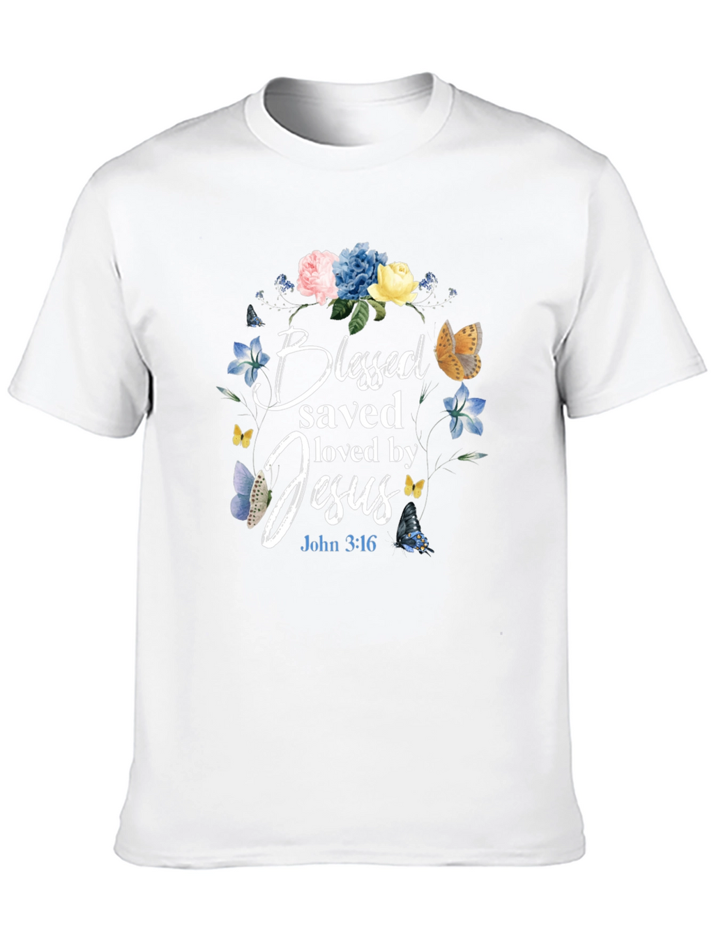 Blessed Saved Loved by Jesus T-Shirt