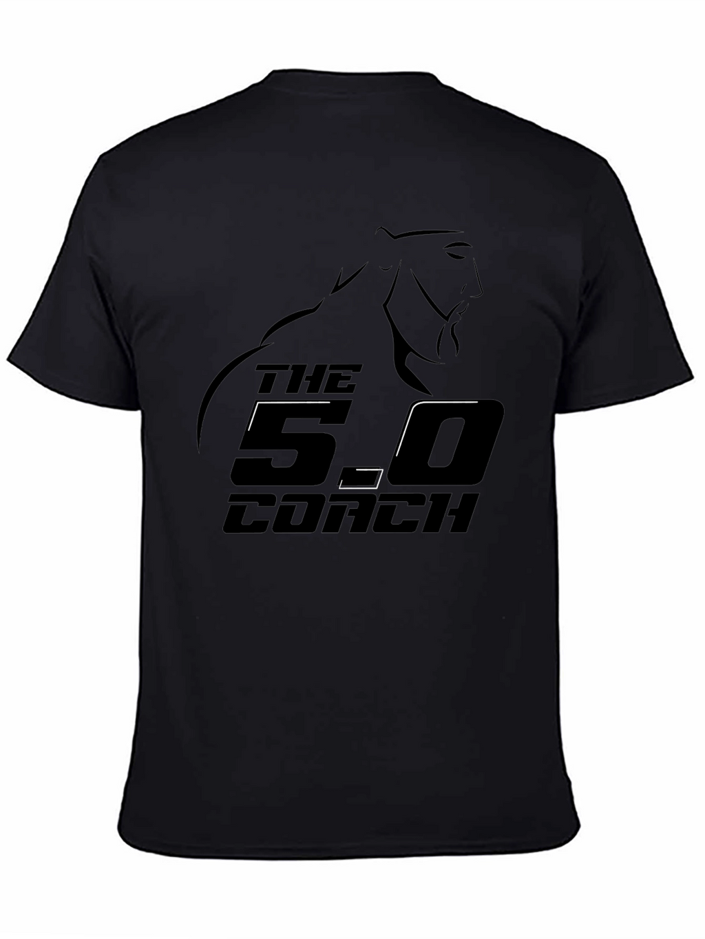 The 5.0 Coach Black Graphic Tee