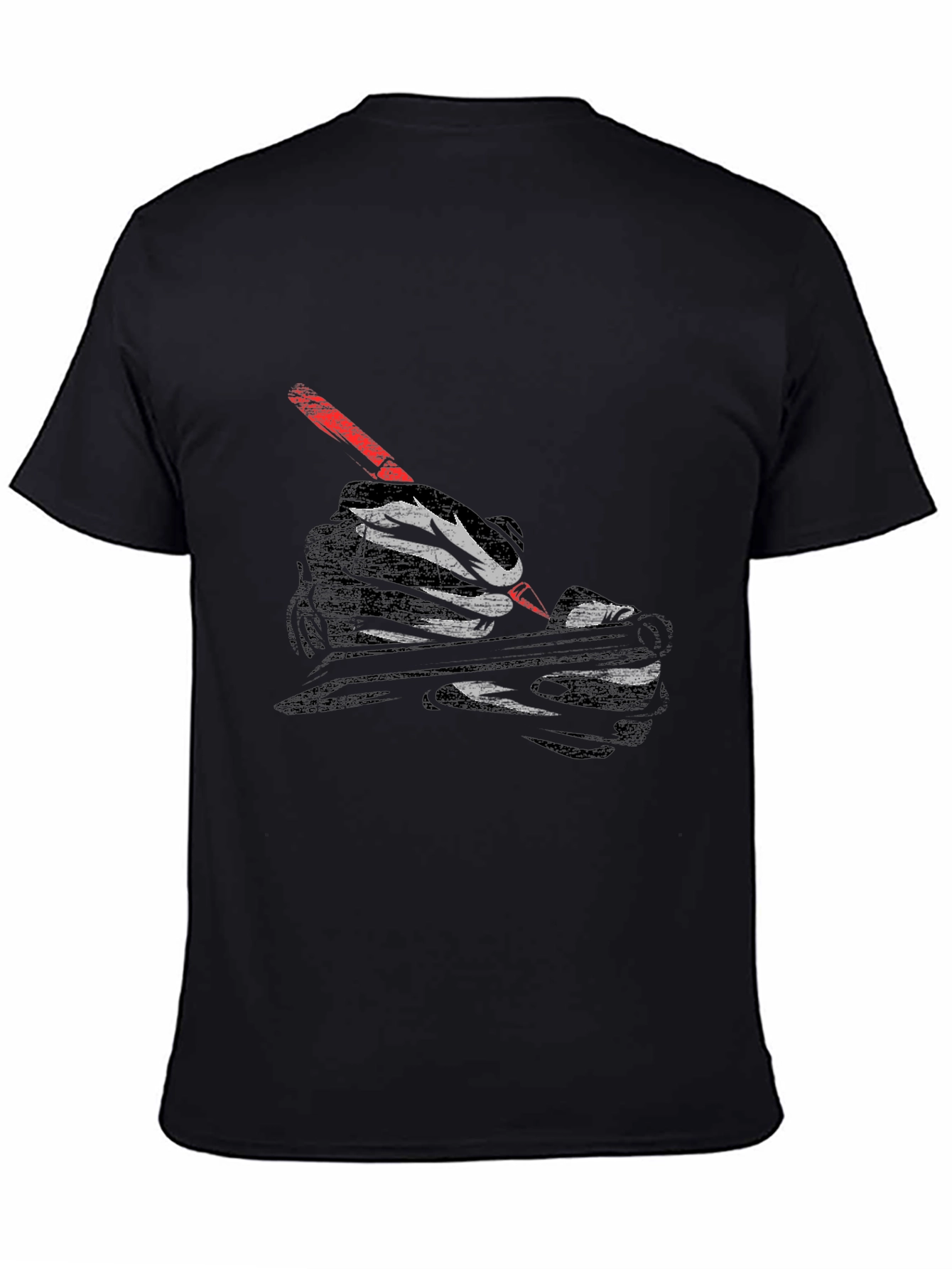 Hand Writing Graphic Tee - Cool Design