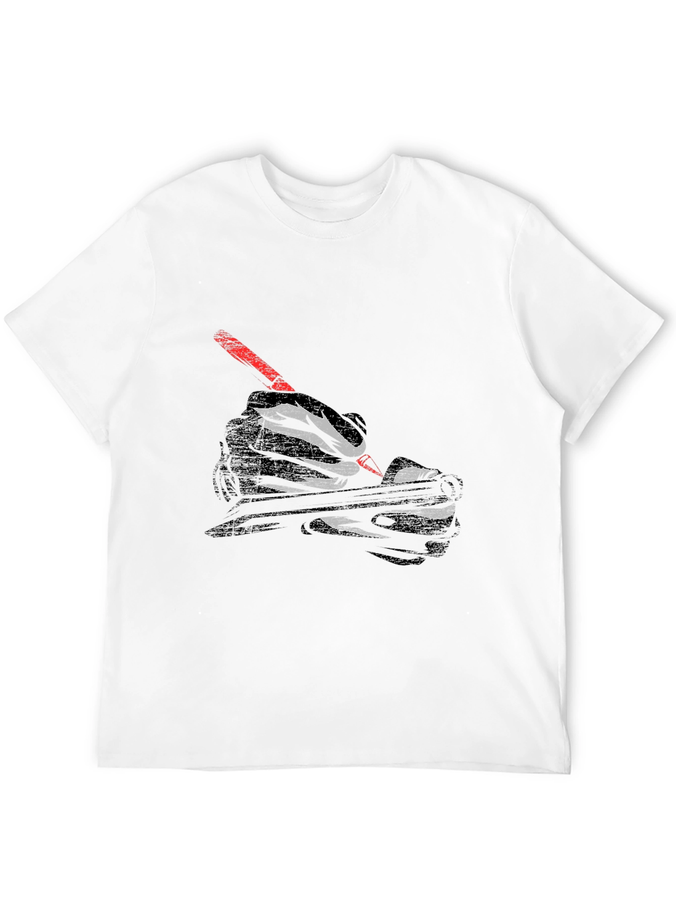 Hand Writing Graphic Tee - Cool Design